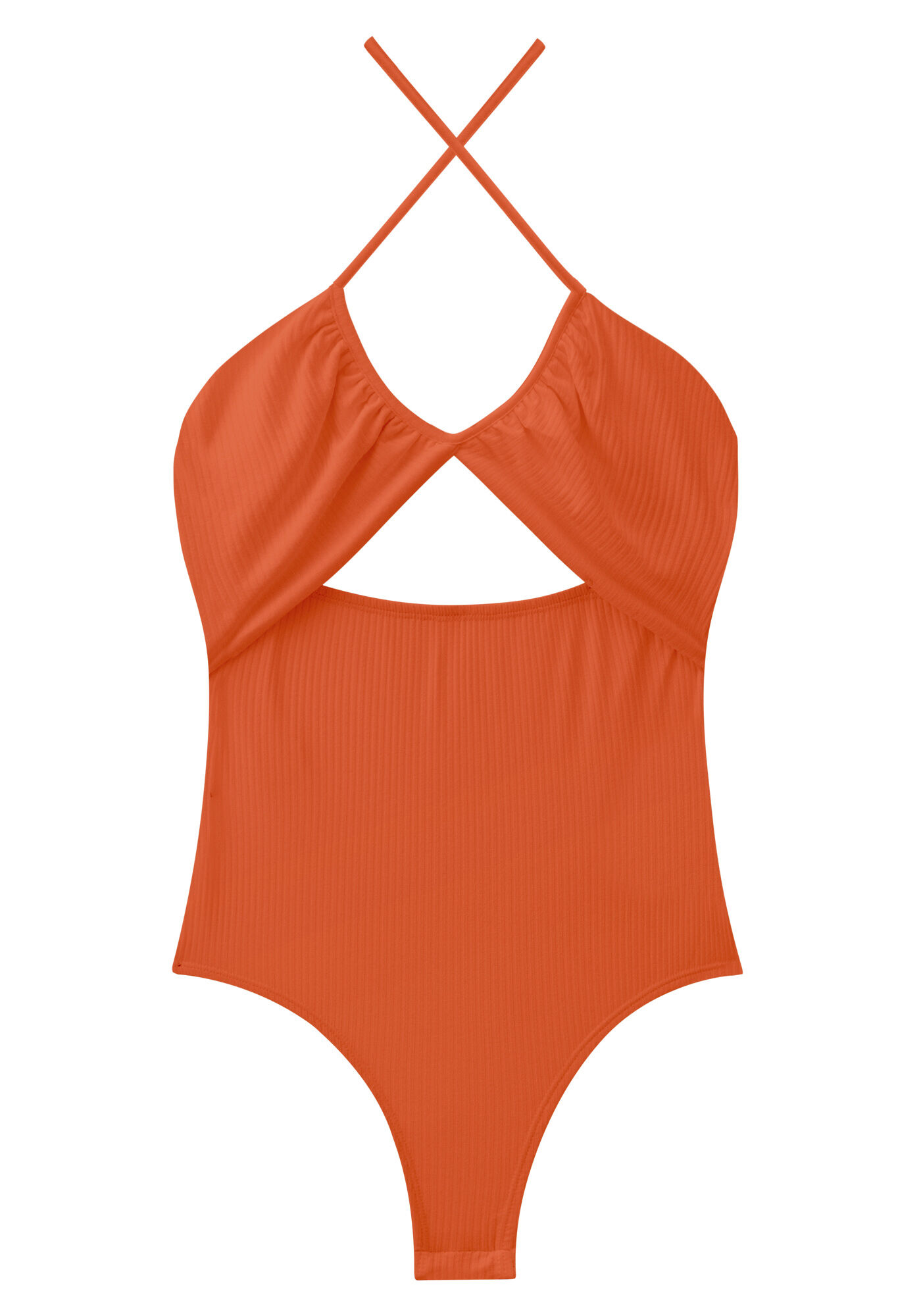 Body com Al&ccedil;as Canelado Cut Out, , large.