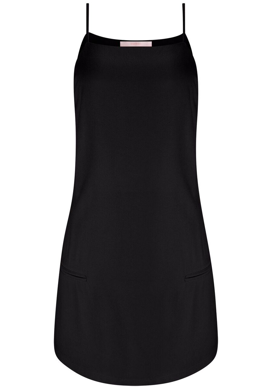 Blusa Alongada em Crepe com Decote Reto, . Blusa Alongada em Crepe com Decote Reto, , large.