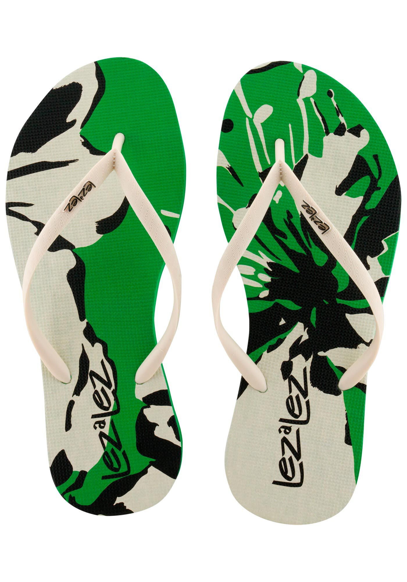 Chinelo de Borracha com Estampa M&aacute;xi Flores, , large.