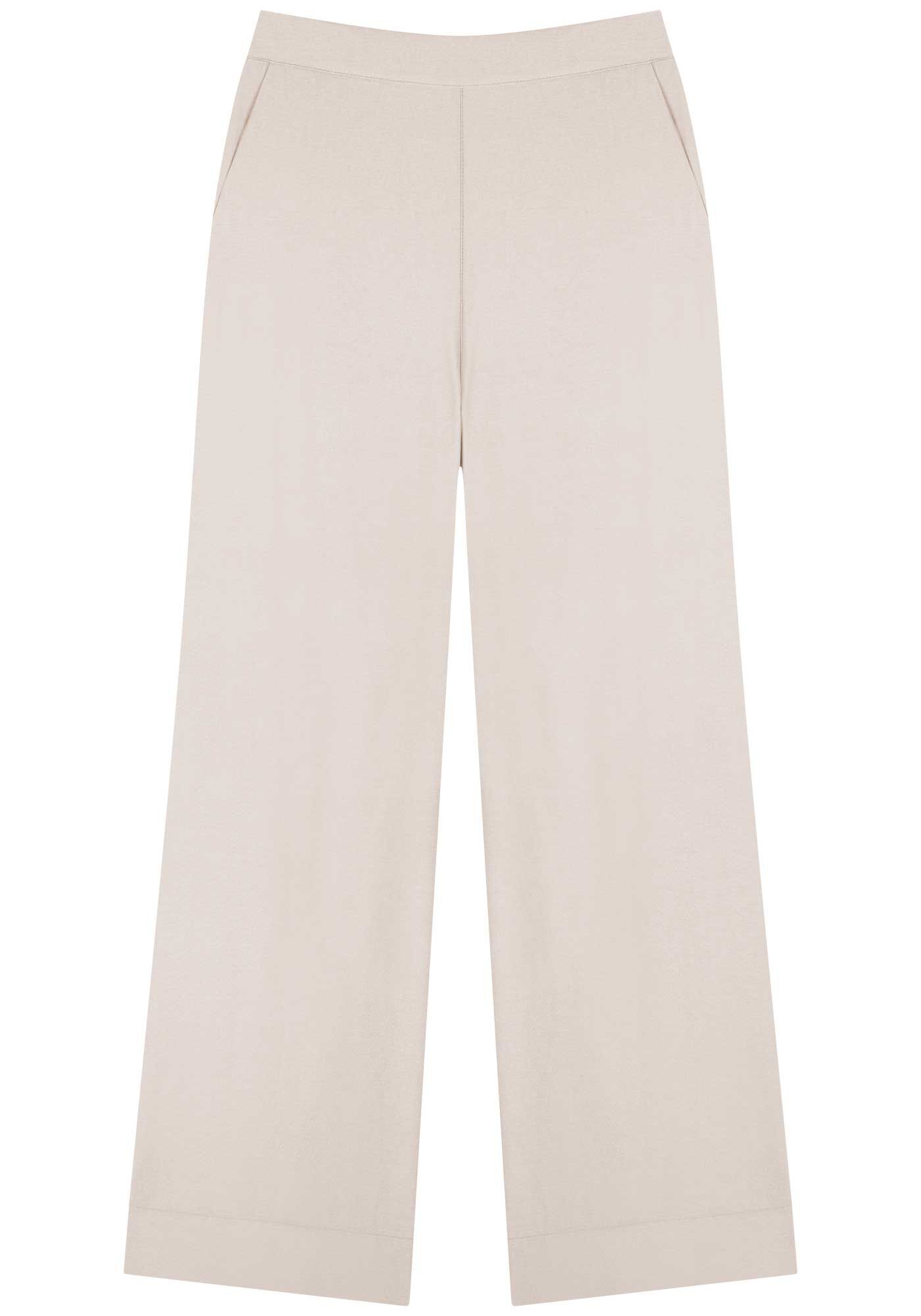 Cal&ccedil;a Reta De Cintura M&eacute;dia Com El&aacute;stico Posterior, , large.