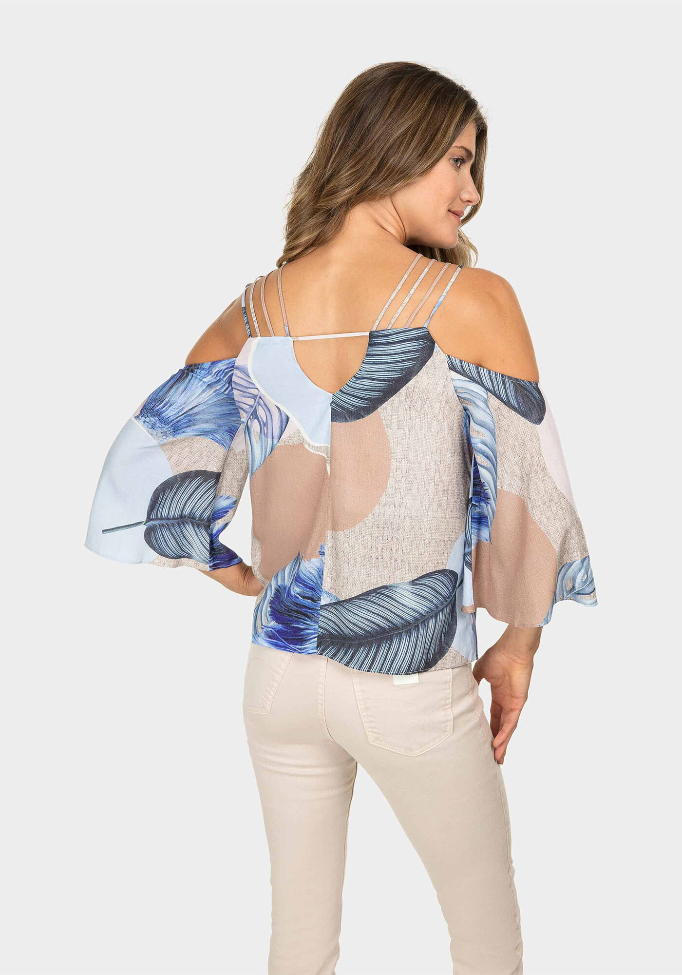 Blusa Manga 3/4 Estampa, , large.