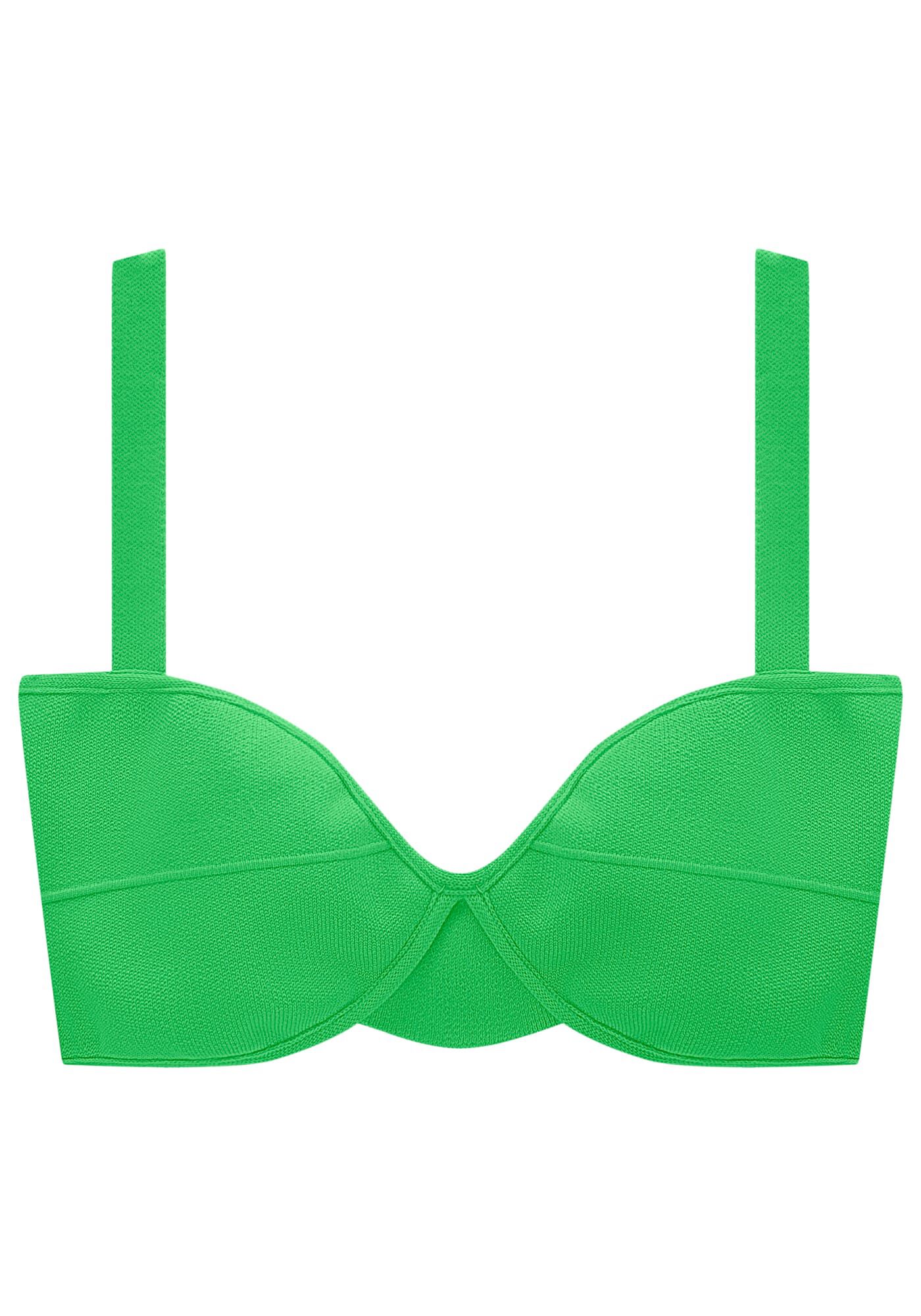 Top com Al&ccedil;as em Tric&ocirc; com Recorte Busto, , large.