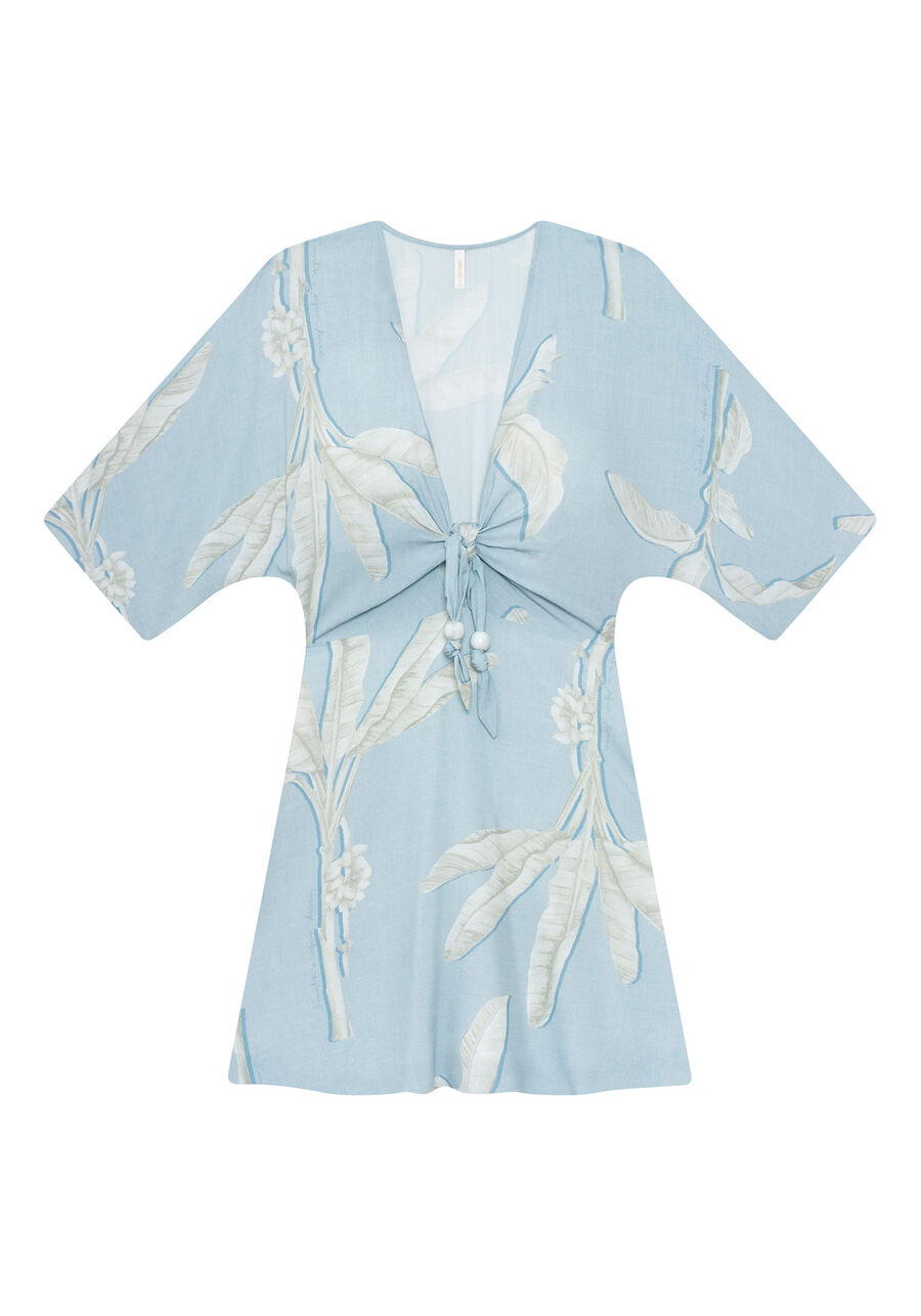 Vestido Amarração Cintura Estampa, . Vestido Amarração Cintura Estampa, , large.