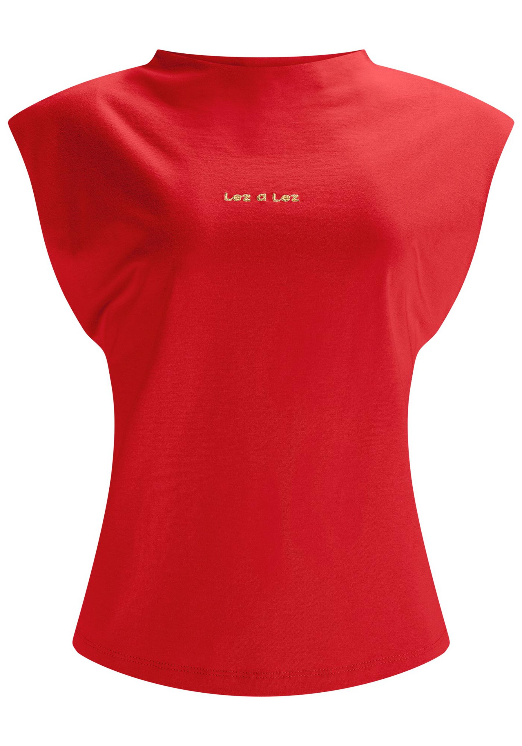 T-shirt Muscle Tee em Malha com Bordado Lurex, . T-shirt Muscle Tee em Malha com Bordado Lurex, , large.