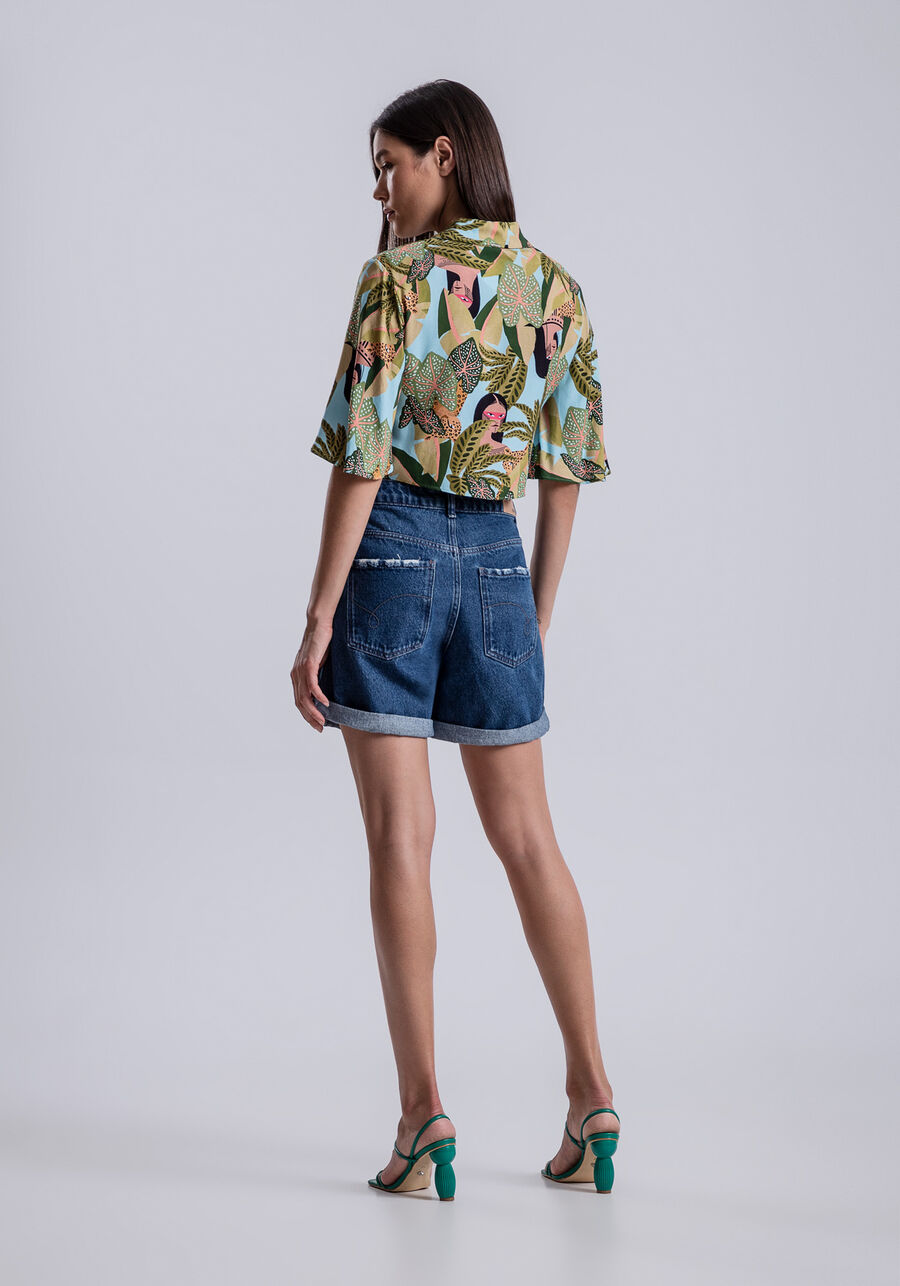 Bermuda Jeans Boyfriend Venice Sustentável, . Bermuda Jeans Boyfriend Venice Sustentável, , large.