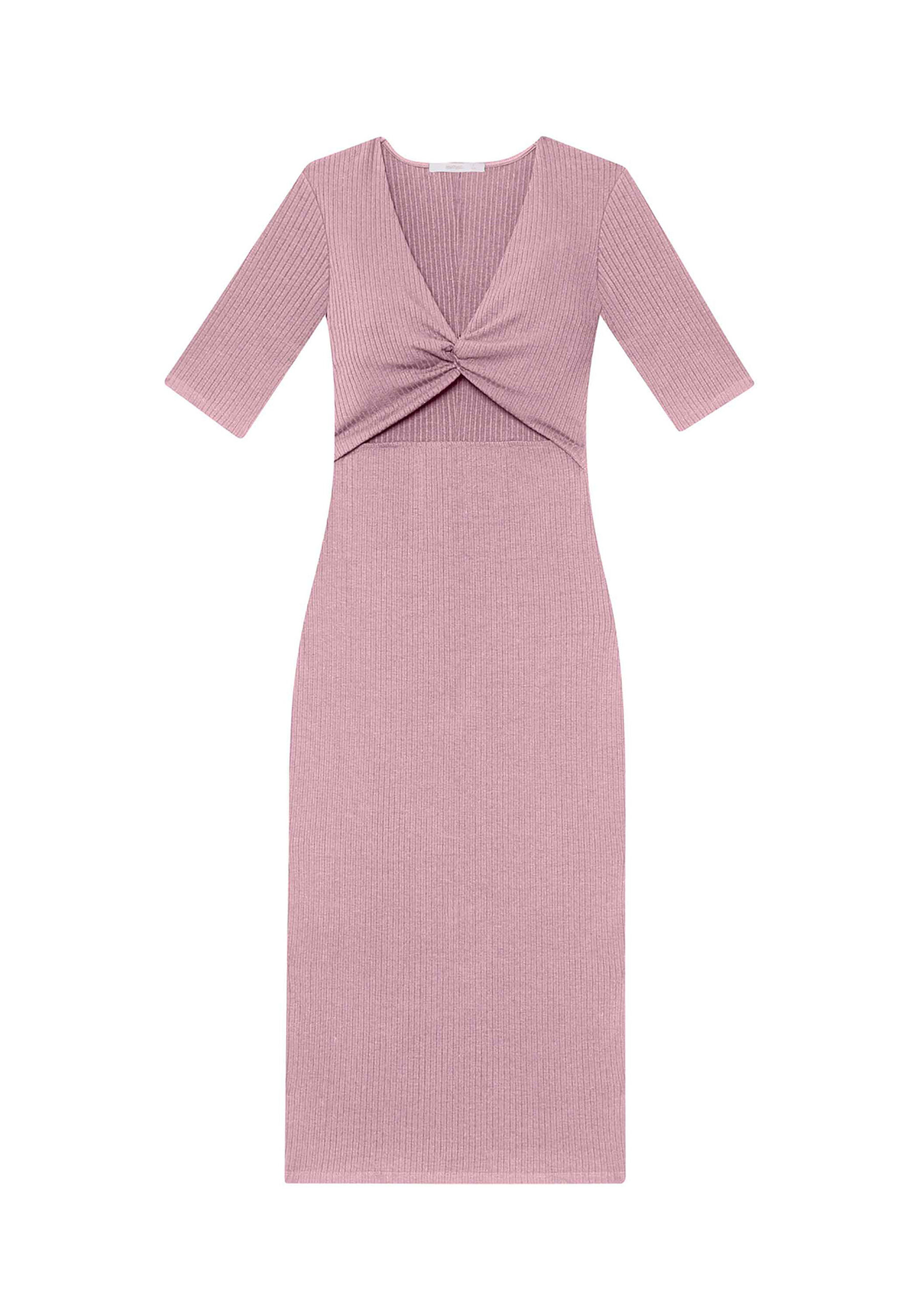 Vestido Malha Canelado Tracy Midi, . Vestido Malha Canelado Tracy Midi, , large.
