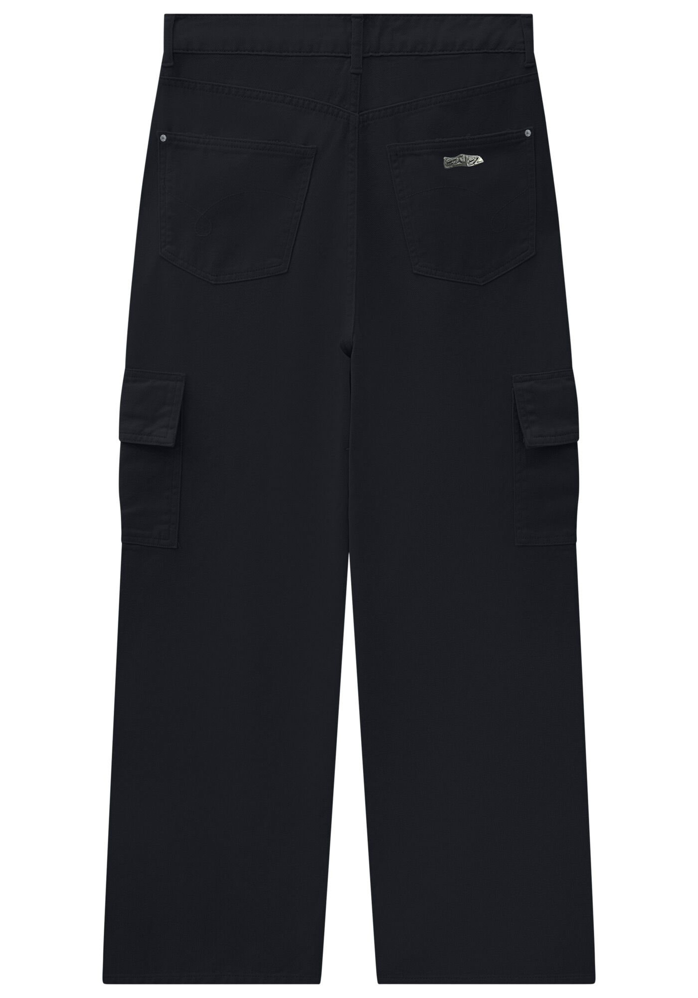 Cal&ccedil;a Sarja Wide Leg com Bolso Cargo, , large.