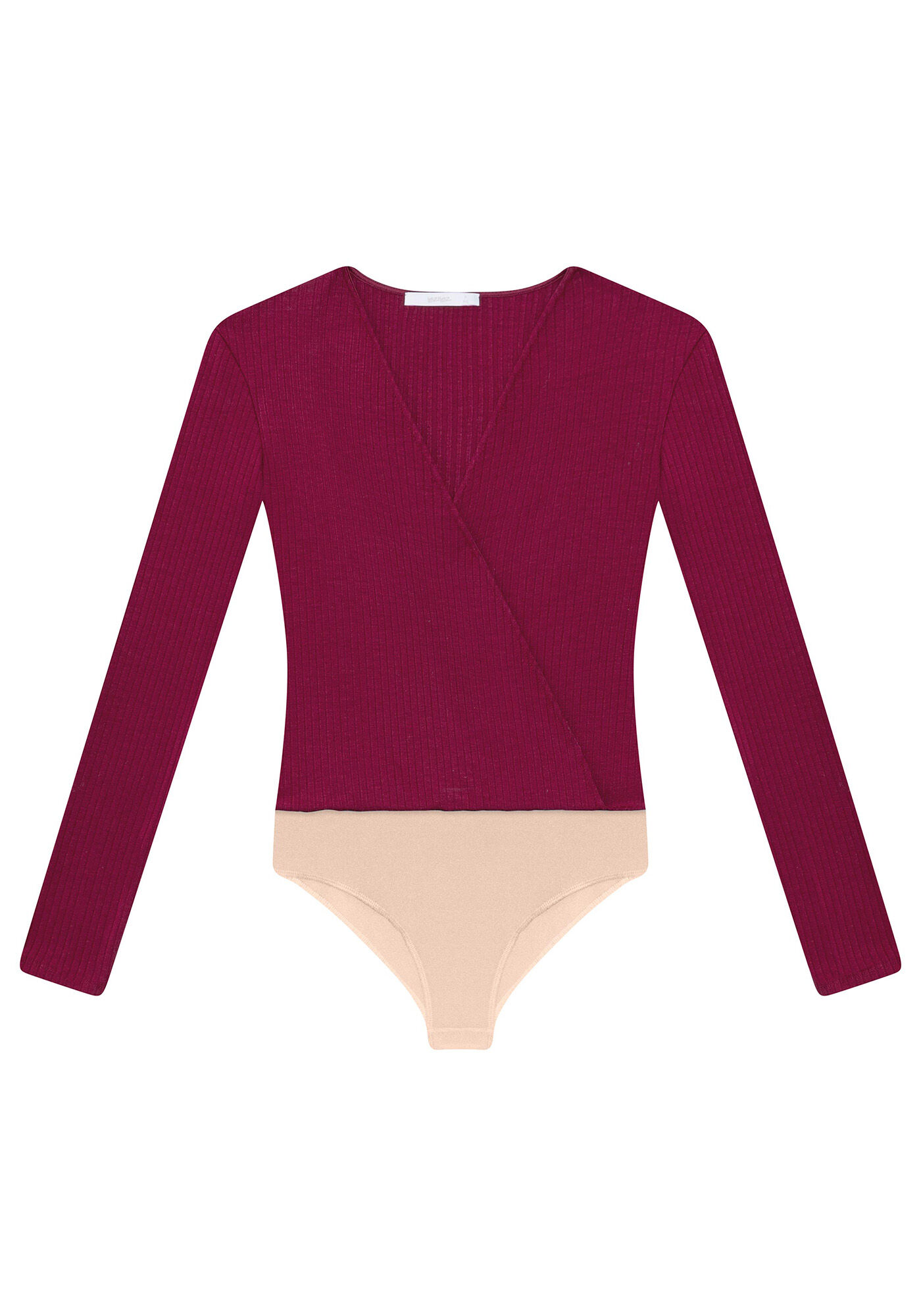 Body Manga Longa Transpassado, , large.