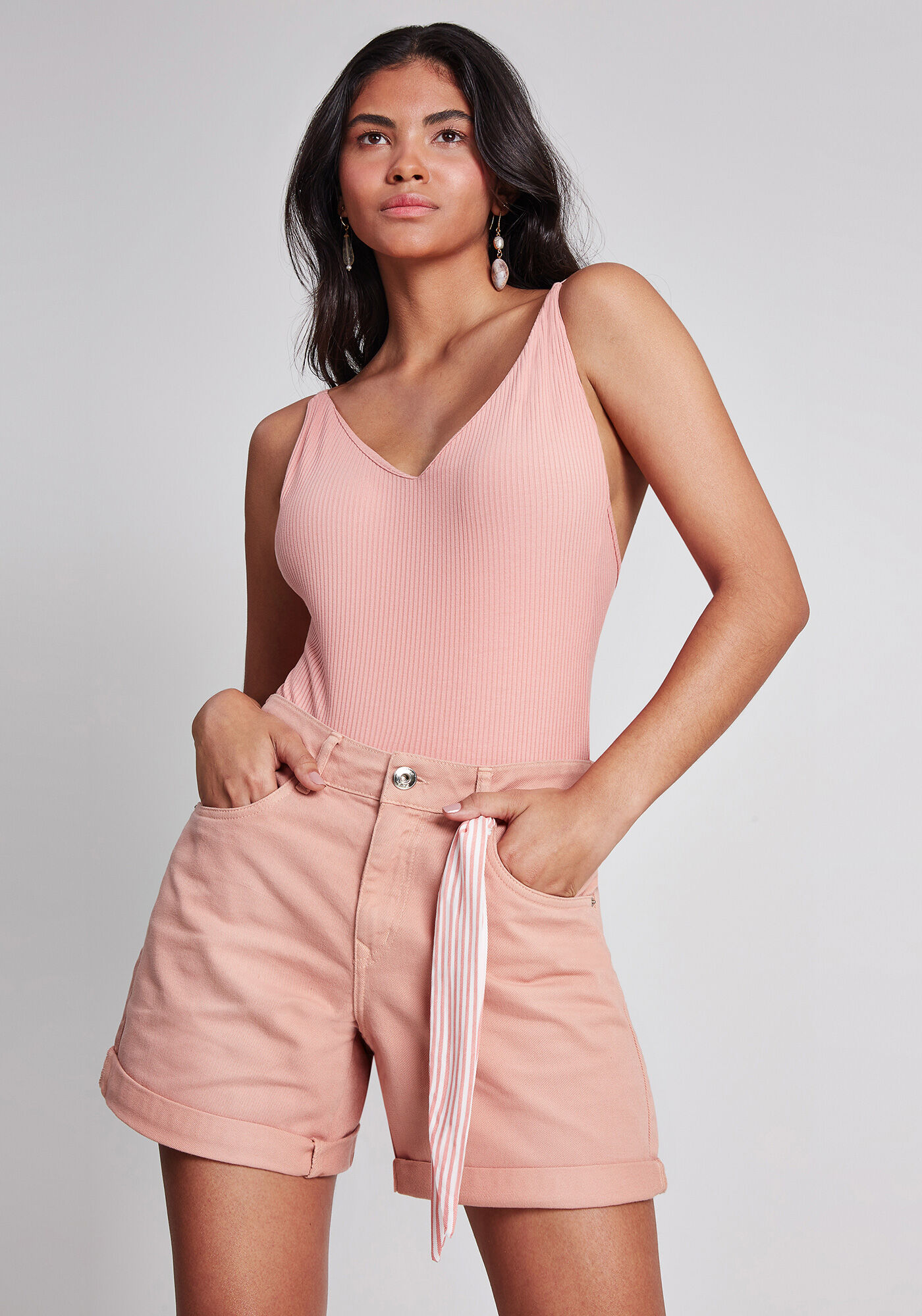 Bermuda Jeans Boyfriend Venice Len&ccedil;o, , large.