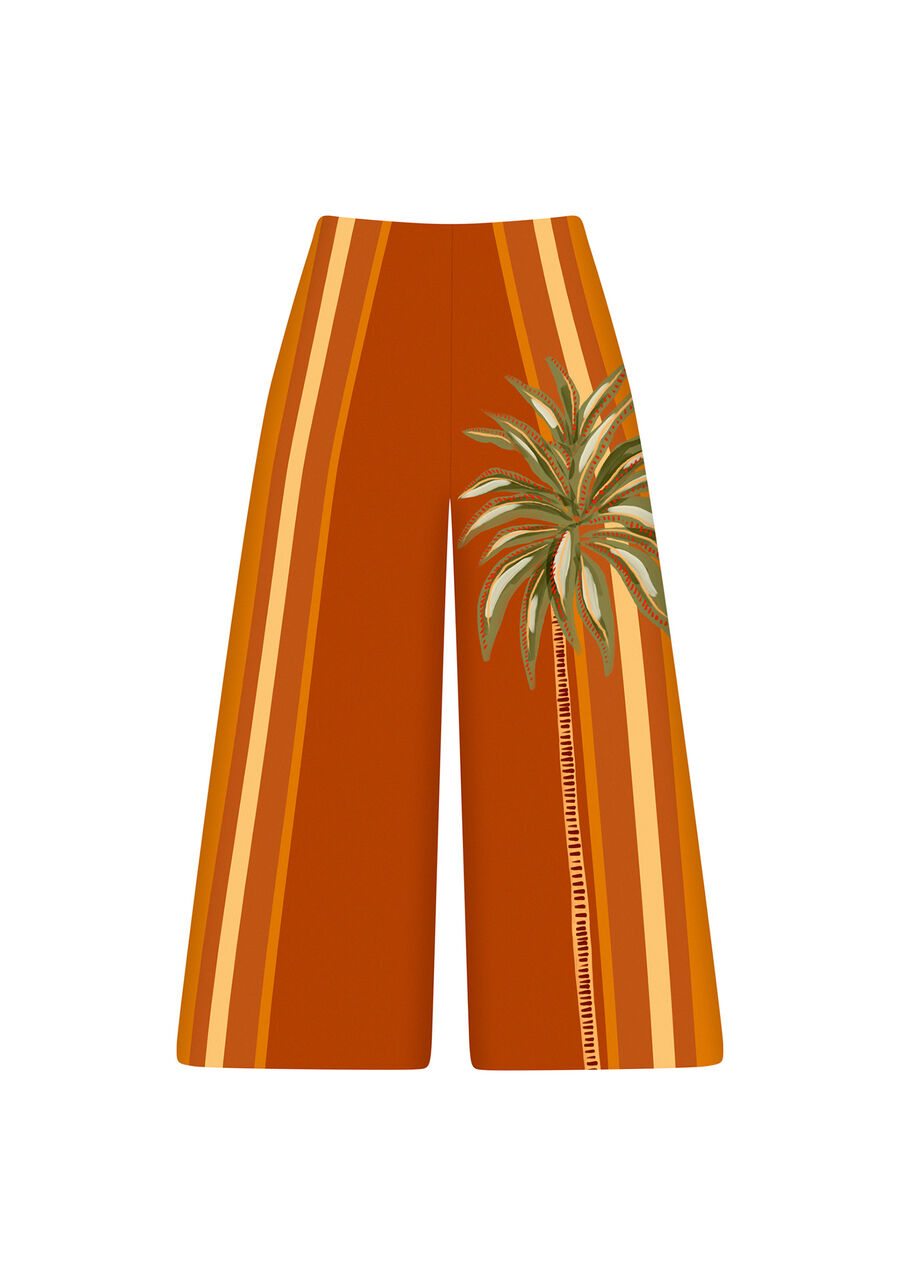 Calça Pantacourt Estampa, . Calça Pantacourt Estampa, , large.