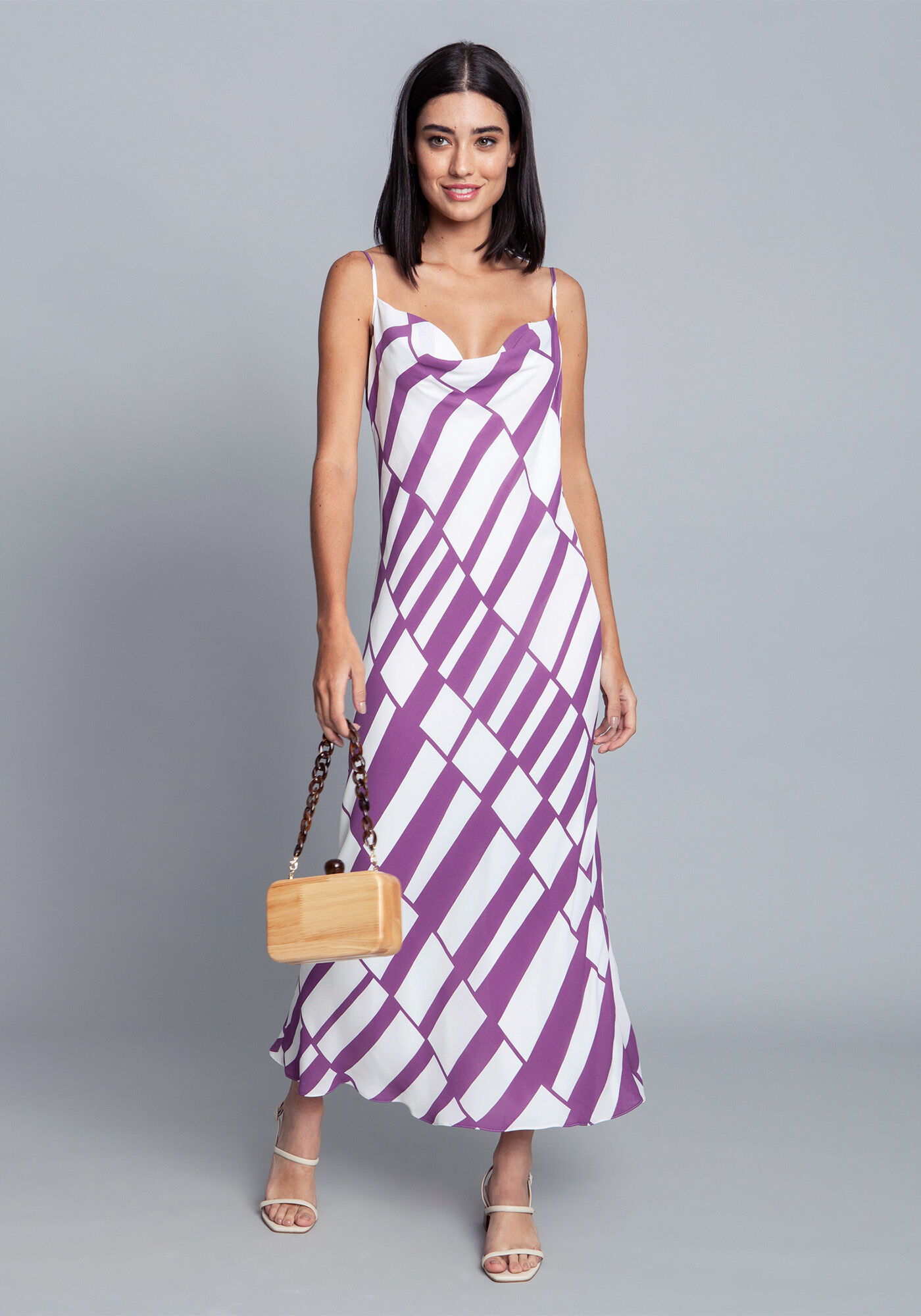 Vestido de crepe sales chiffon