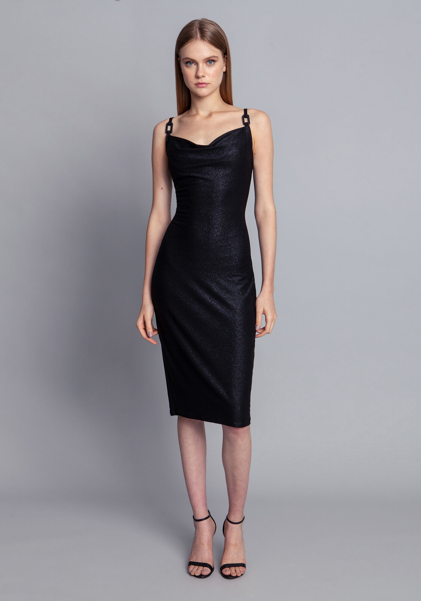 Vestido Malha Eccentric Shine Midi, , large.