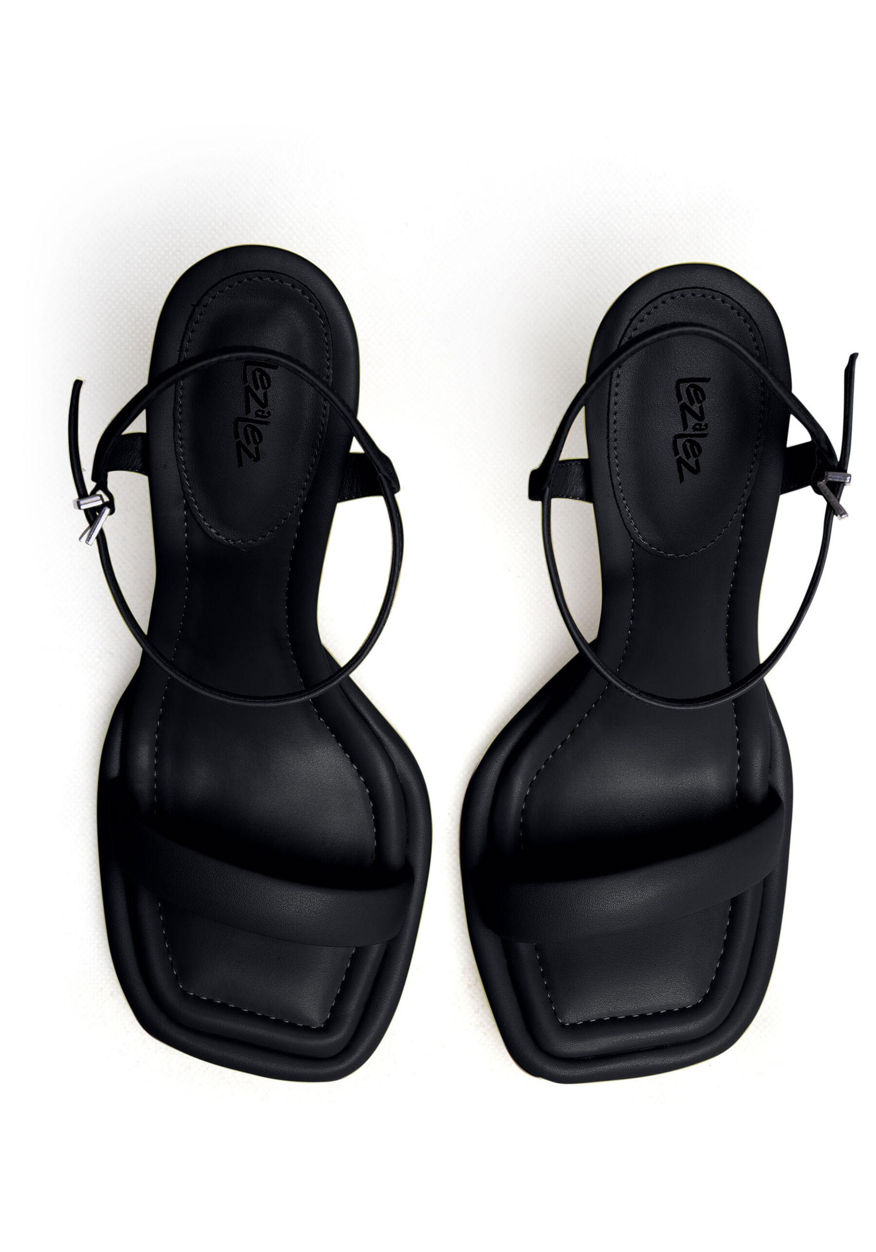 Sandália Salto Fino com Tiras, PRETO REATIVO. Sandália Salto Fino com Tiras, PRETO REATIVO, large.