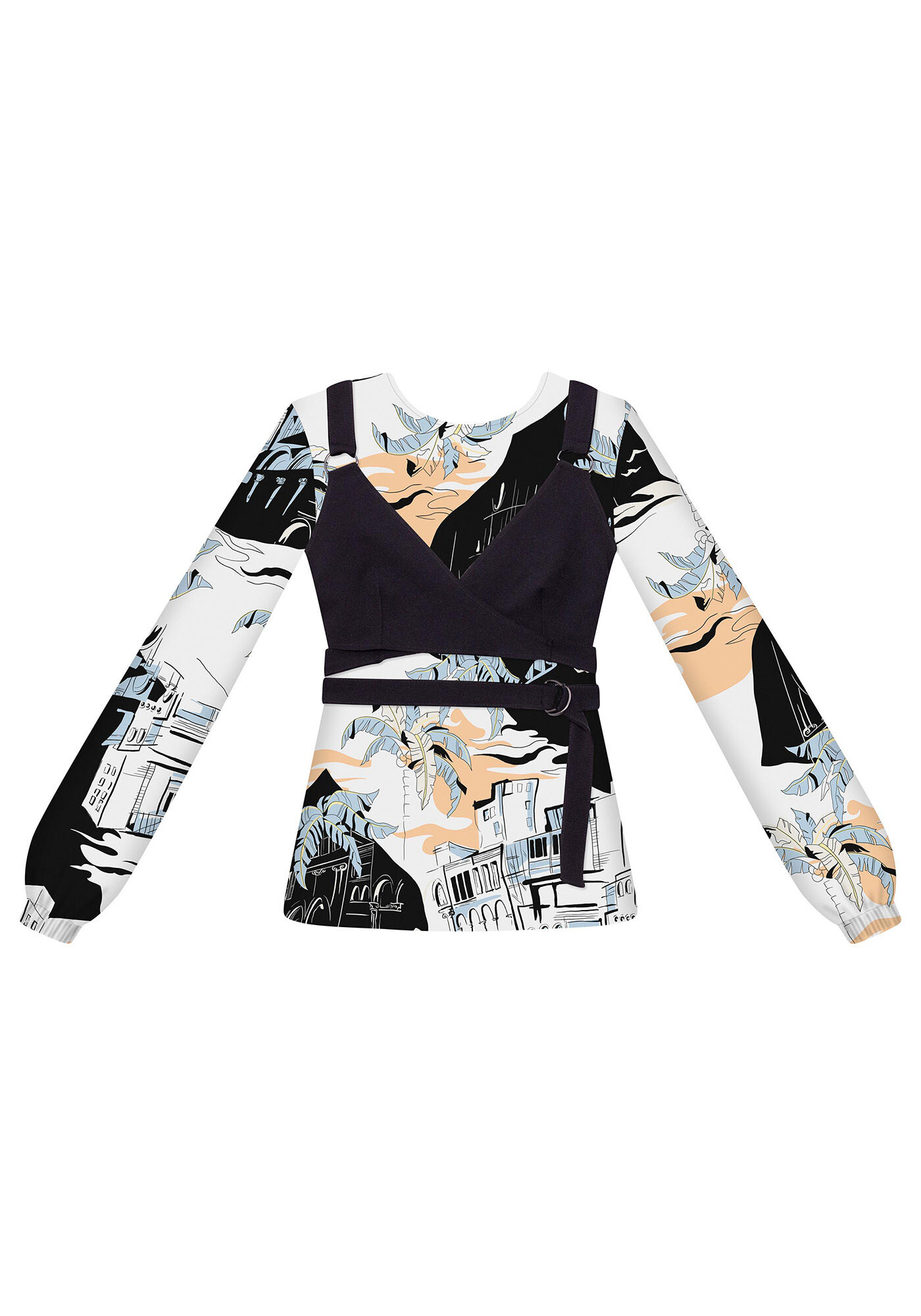 Blusa Sobreposi&ccedil;&atilde;o Top, , large.