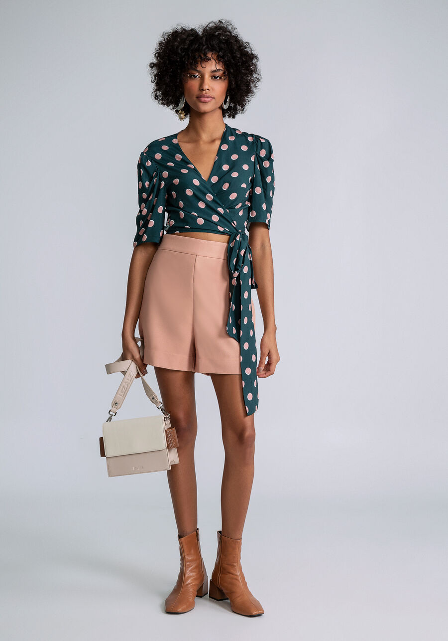 Blusa Cropped Transpassada Estampa, . Blusa Cropped Transpassada Estampa, , large.