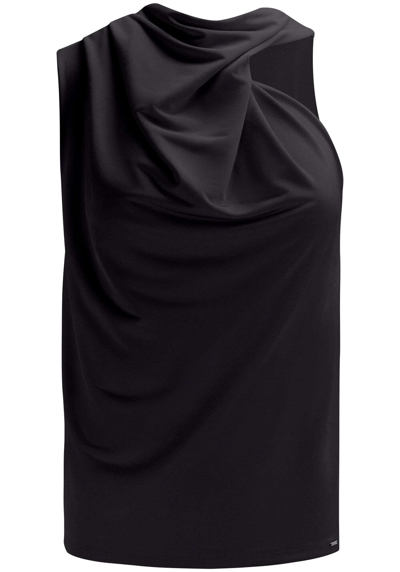 Blusa Assim&eacute;trica em Malha Fria com Degag&ecirc;, , large.