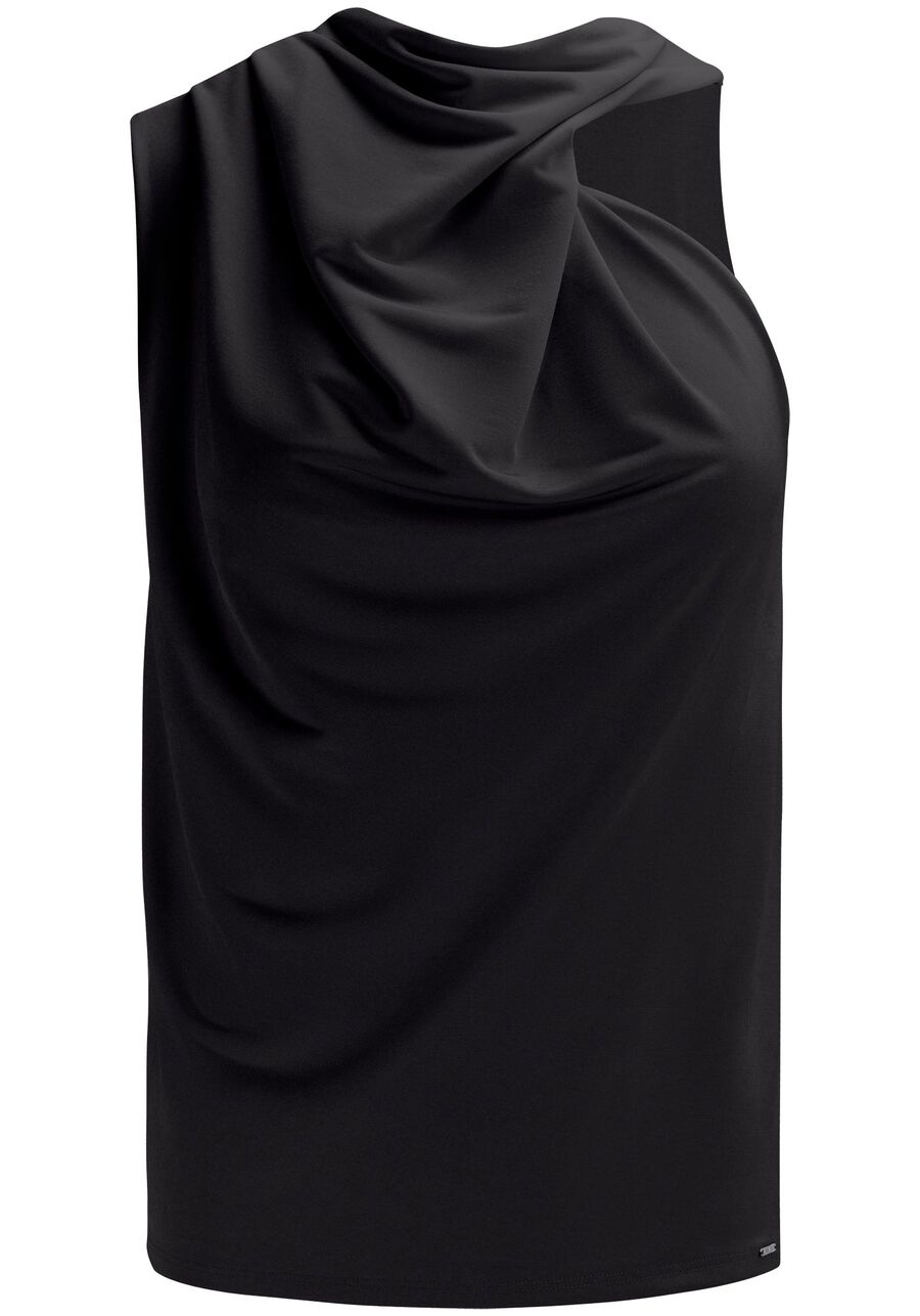 Blusa Assimétrica em Malha Fria com Degagê, . Blusa Assimétrica em Malha Fria com Degagê, , large.