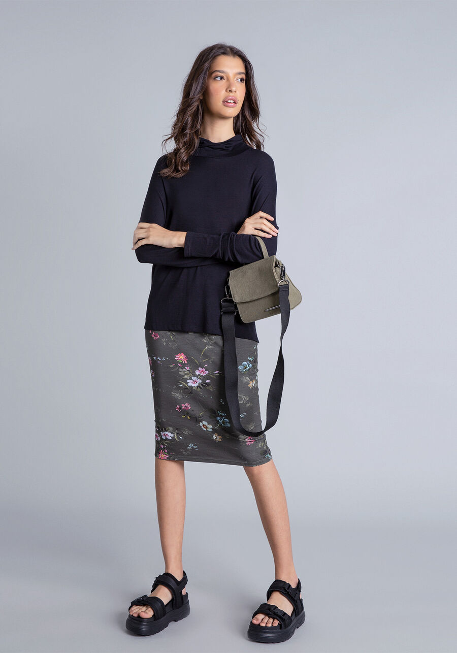 Blusa Manga Longa Gola Alta, . Blusa Manga Longa Gola Alta, , large.