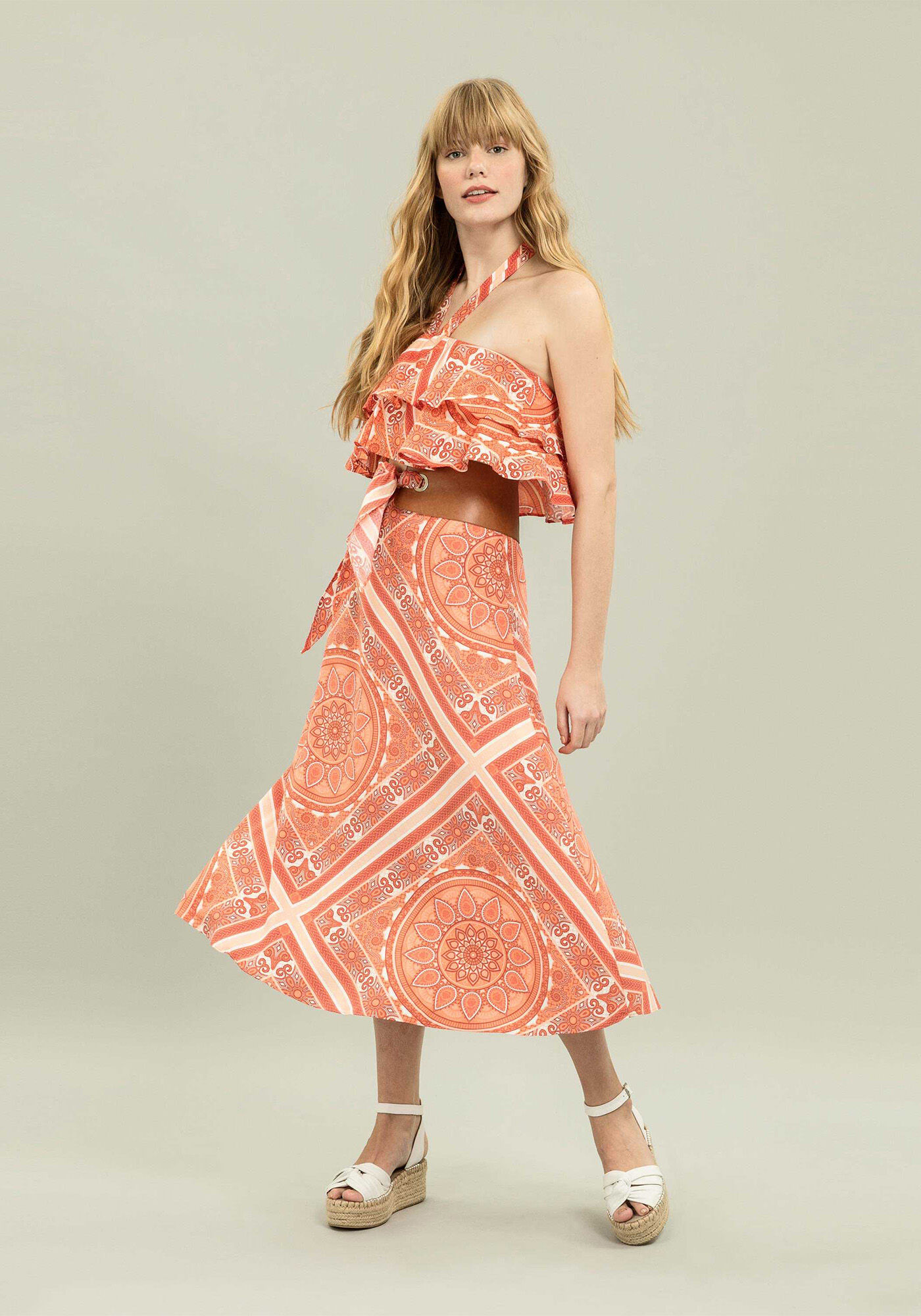 Blusa Cropped Babados, , large.