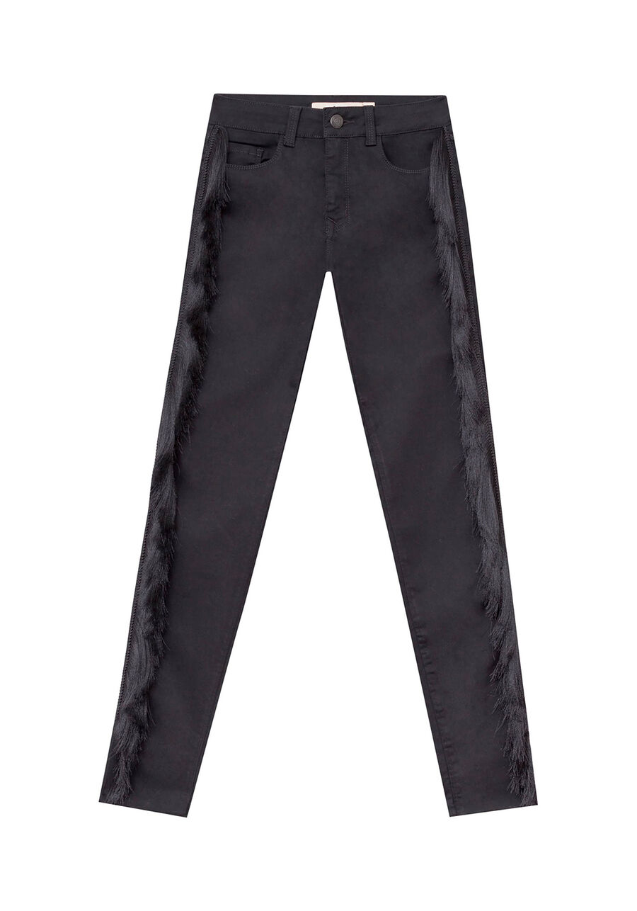 Calça Sarja Skinny Bali Franjas Ever Black, . Calça Sarja Skinny Bali Franjas Ever Black, , large.