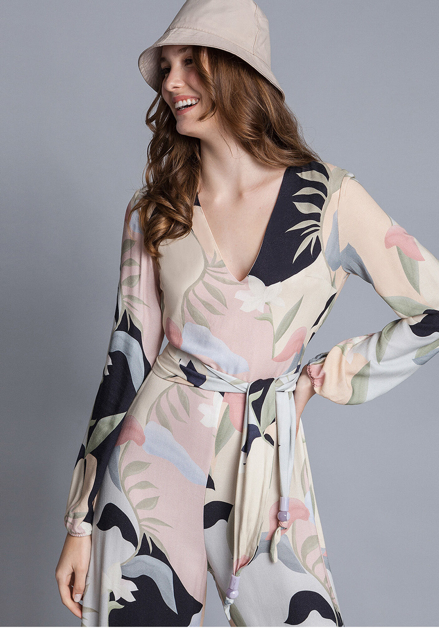 Macac&atilde;o Longo Faixa Estampa, , large.