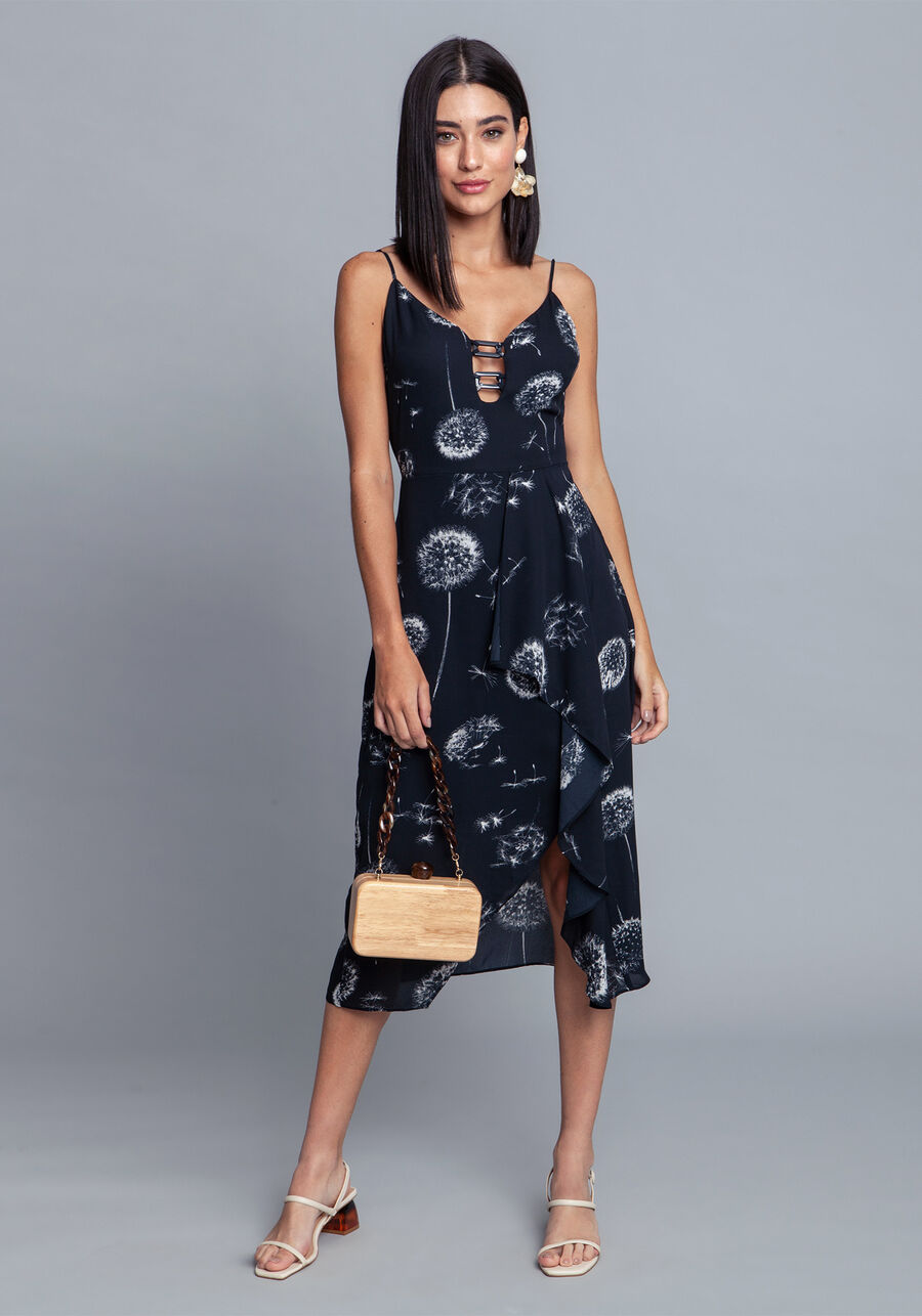 Vestido Tecido Crepe Chiffon Midi, . Vestido Tecido Crepe Chiffon Midi, , large.