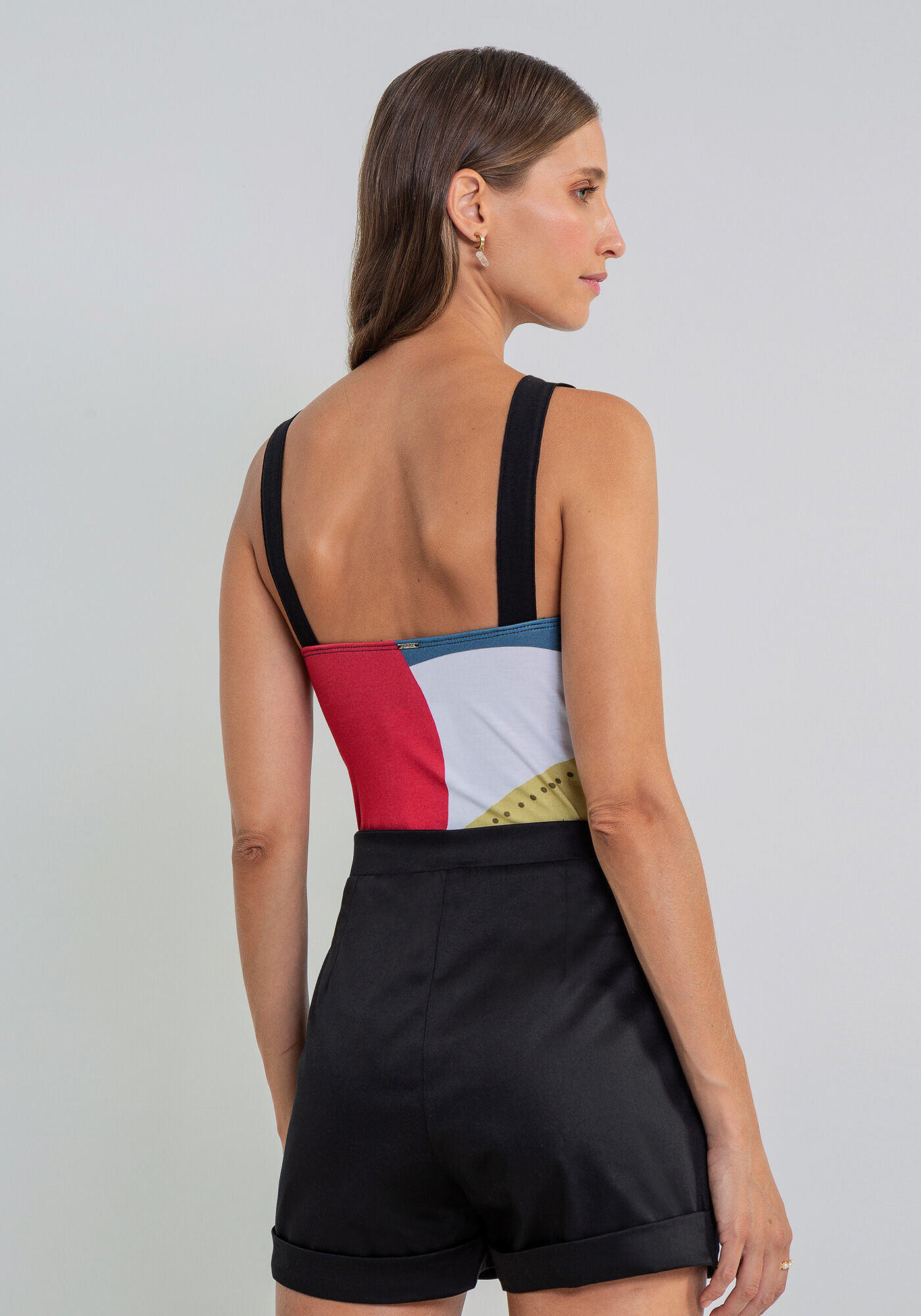 Body com Al&ccedil;as Decote Reto, , large.