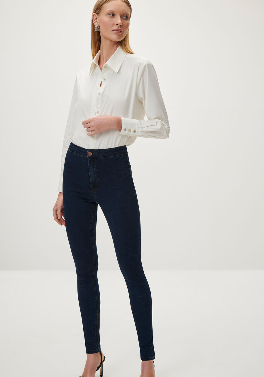 Calça Jeans Jegging Super Alta com Elasticidade, . Calça Jeans Jegging Super Alta com Elasticidade, , large.