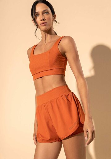 Top De Alças Estampado Com Recortes E Proteção Solar, MARROM TERRACOTA. Top De Alças Estampado Com Recortes E Proteção Solar, MARROM TERRACOTA, large.