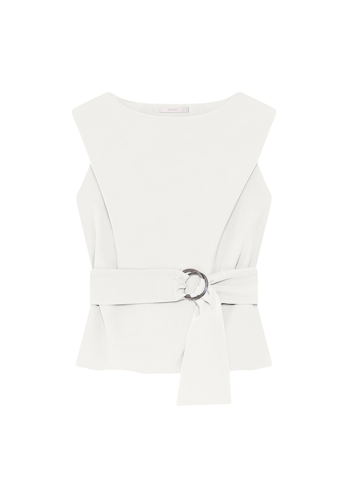 Blusa Estruturada com Cinto, , large.