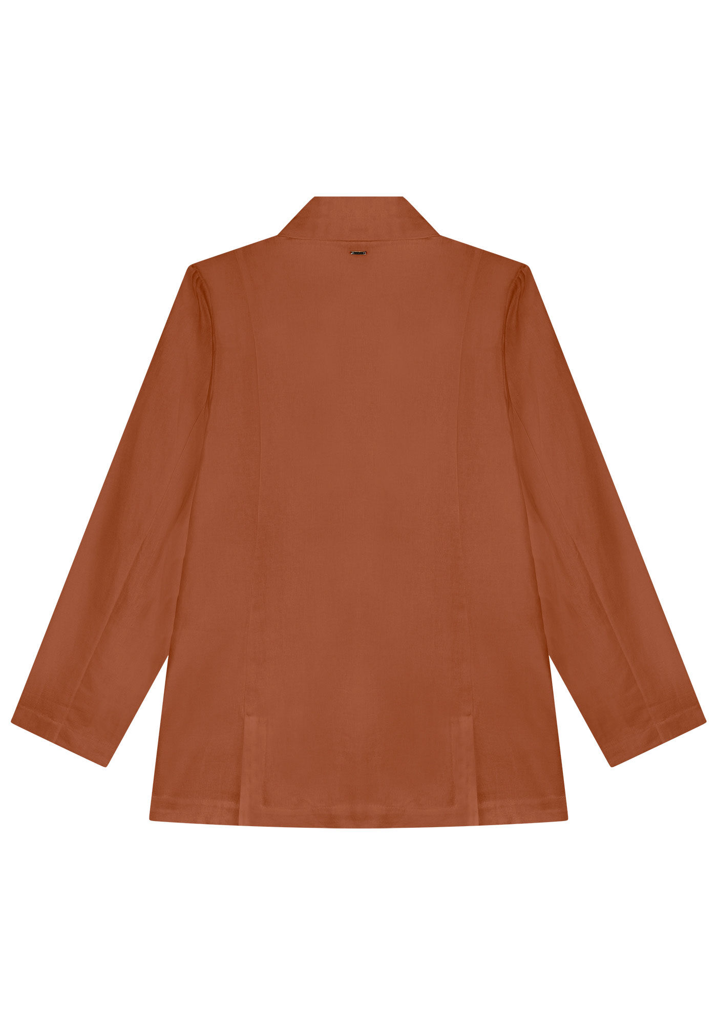 Blazer em Linho com Abotoamento Duplo, , large.