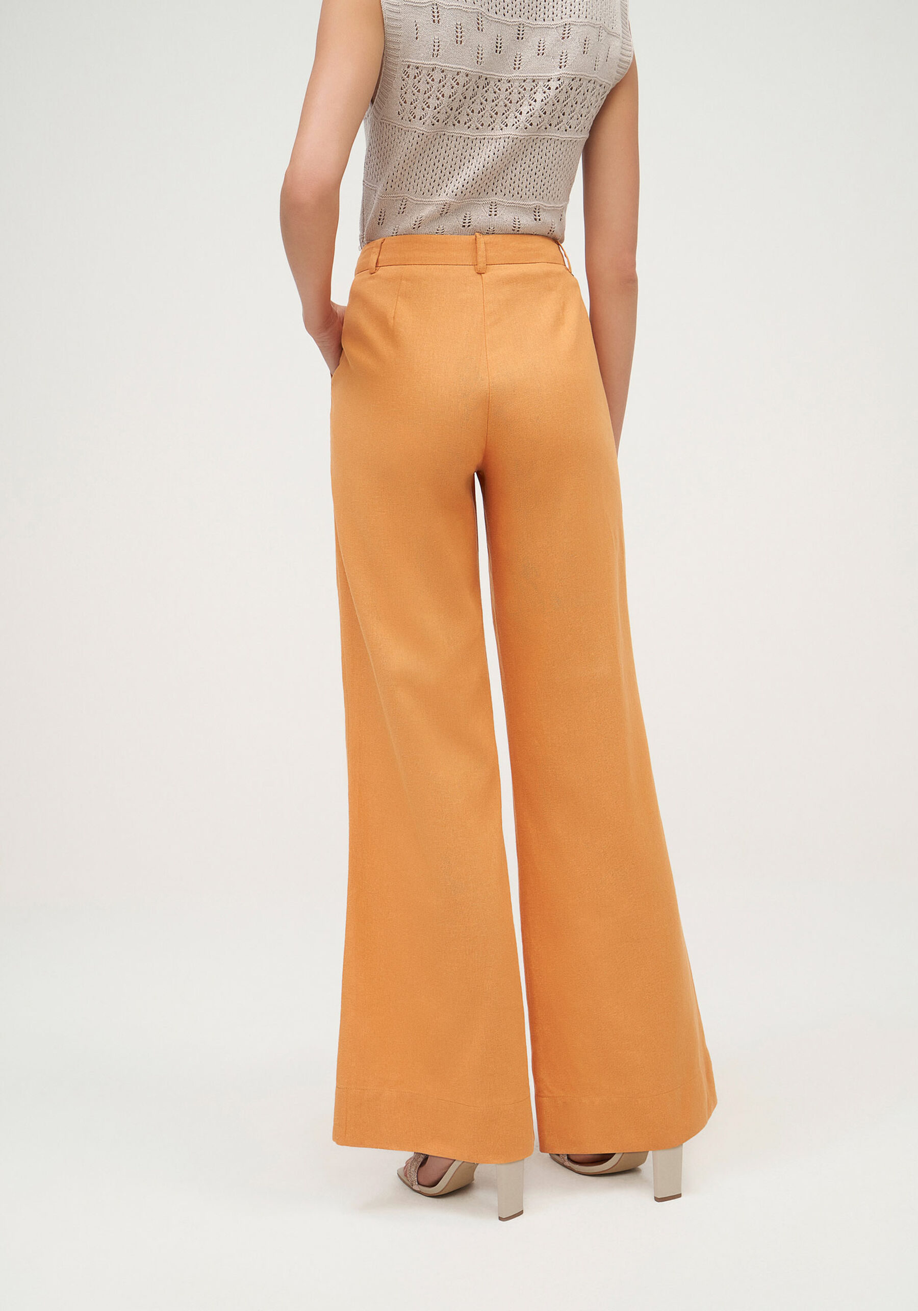 Calça Reta em Linho Alfaiataria, . Calça Reta em Linho Alfaiataria, , large.