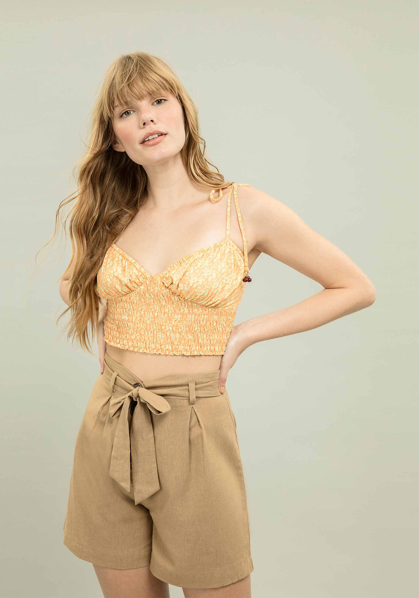 Blusa com Al&ccedil;as Cropped, , large.