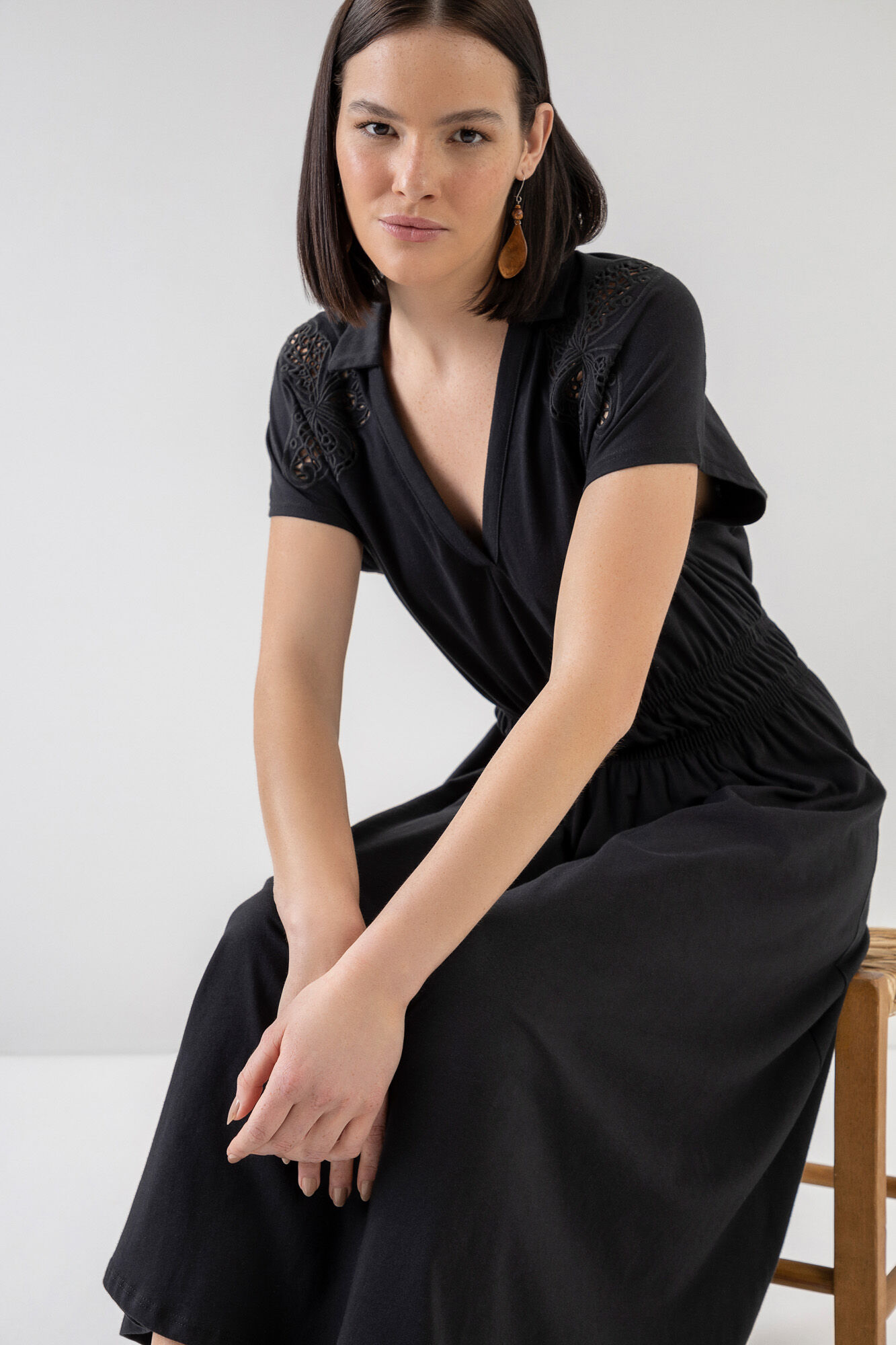 Vestido midi borboleta 2025