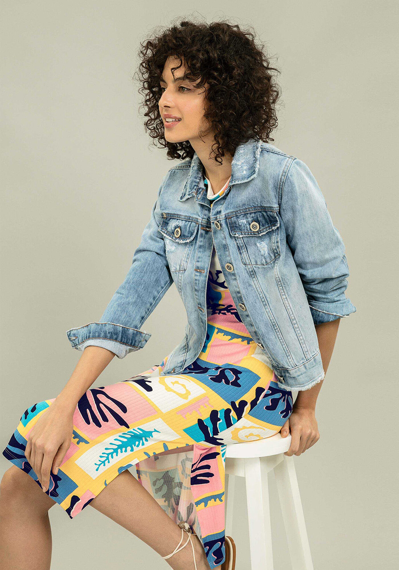 Vestido M&iacute;di Recorte Ombros, , large.