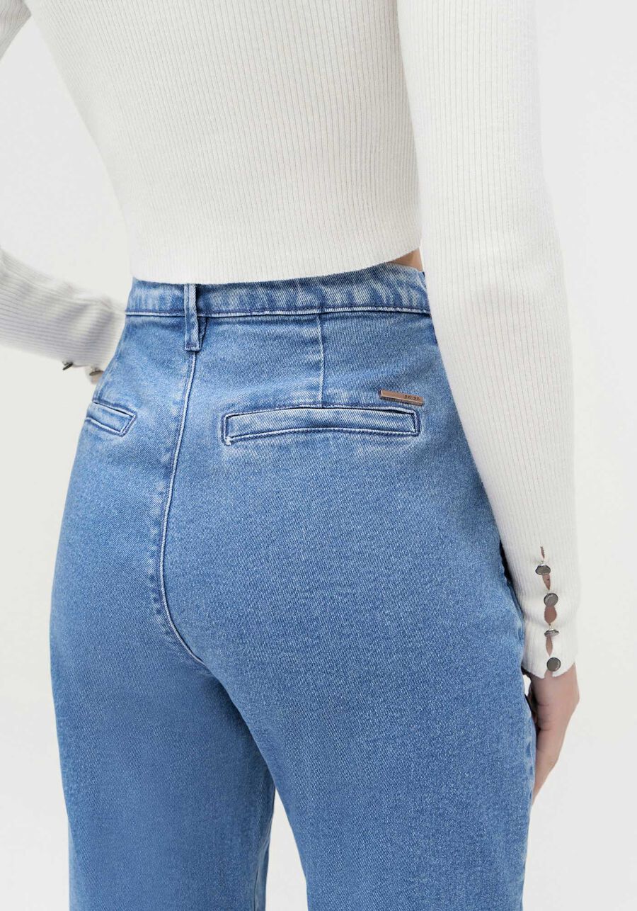 Calça Jeans Slim Alfaiataria Cropped, . Calça Jeans Slim Alfaiataria Cropped, , large.