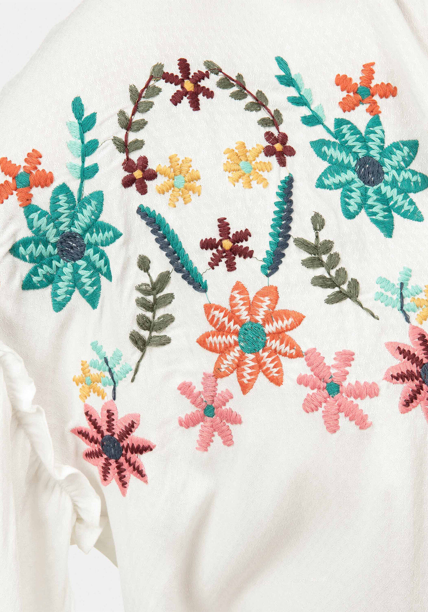 Camisa Manga Longa  Com Bordado Estampa, , large.