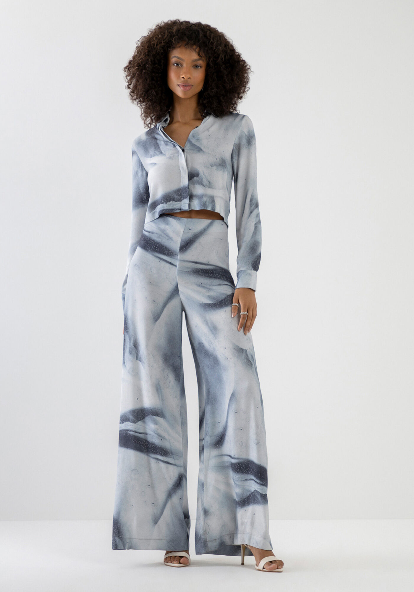 Macac&atilde;o Longo Manga Longa  Estampado, , large.