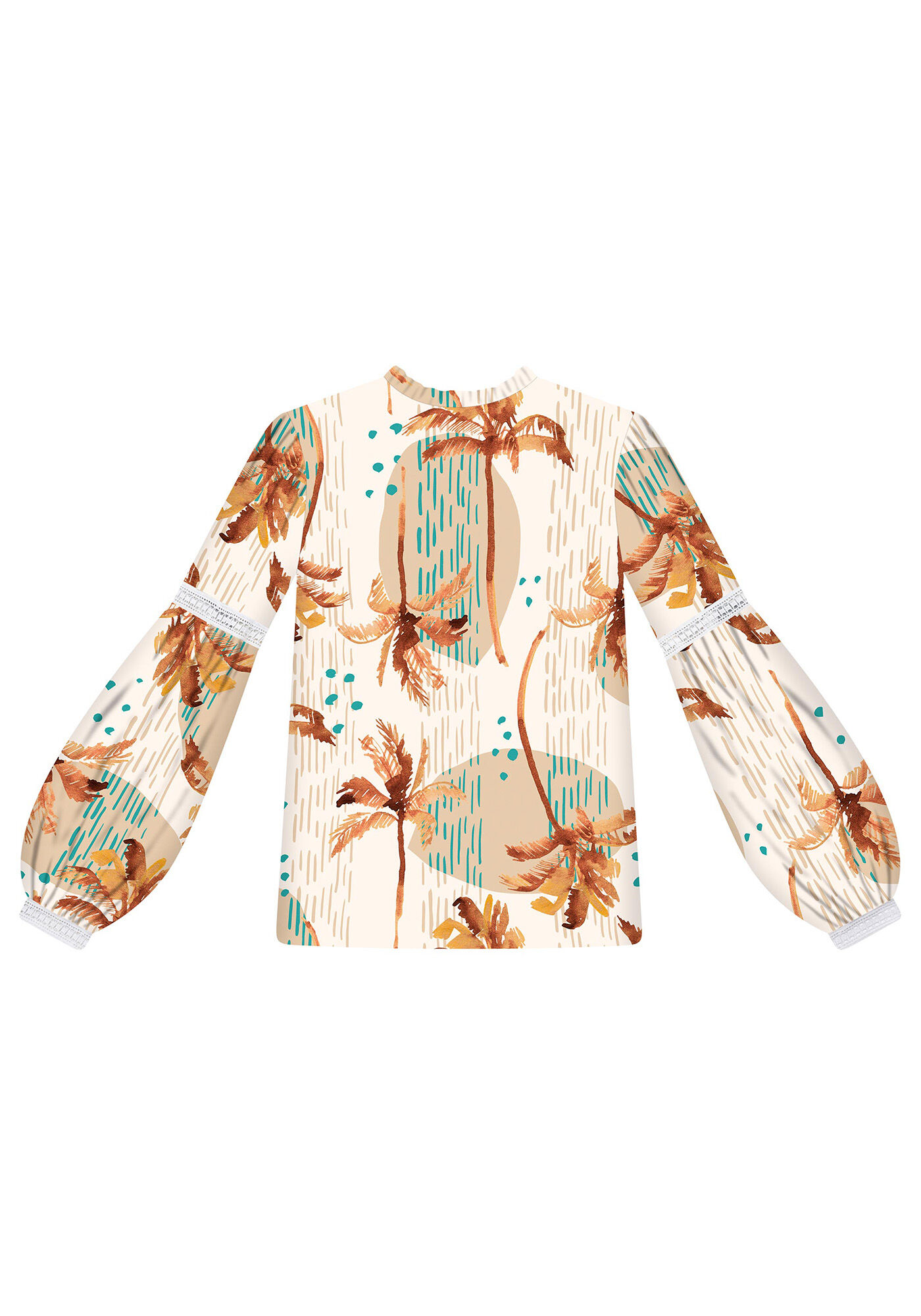 Blusa Manga Longa Detalhe, , large.