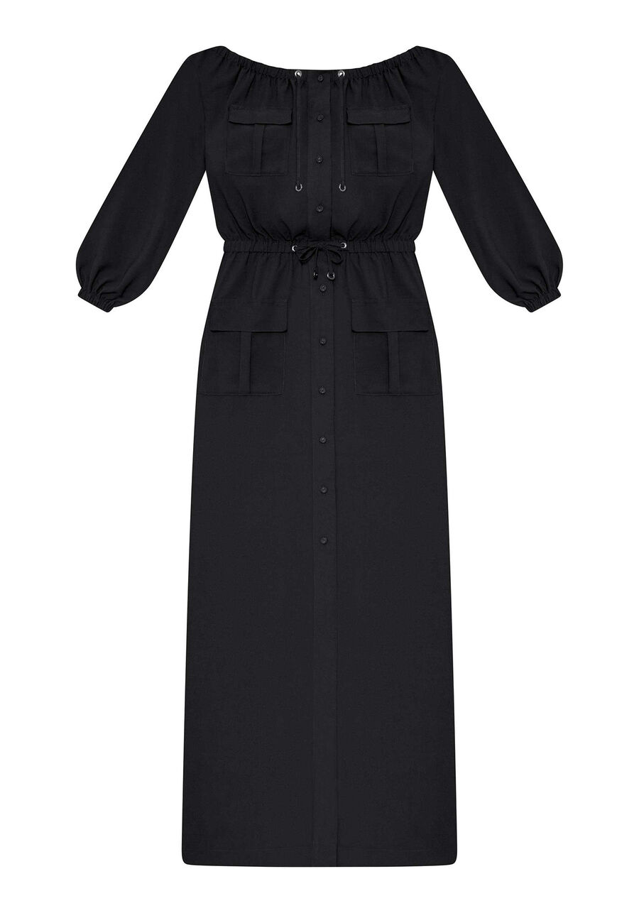 Vestido Longo Manga Longa, . Vestido Longo Manga Longa, , large.