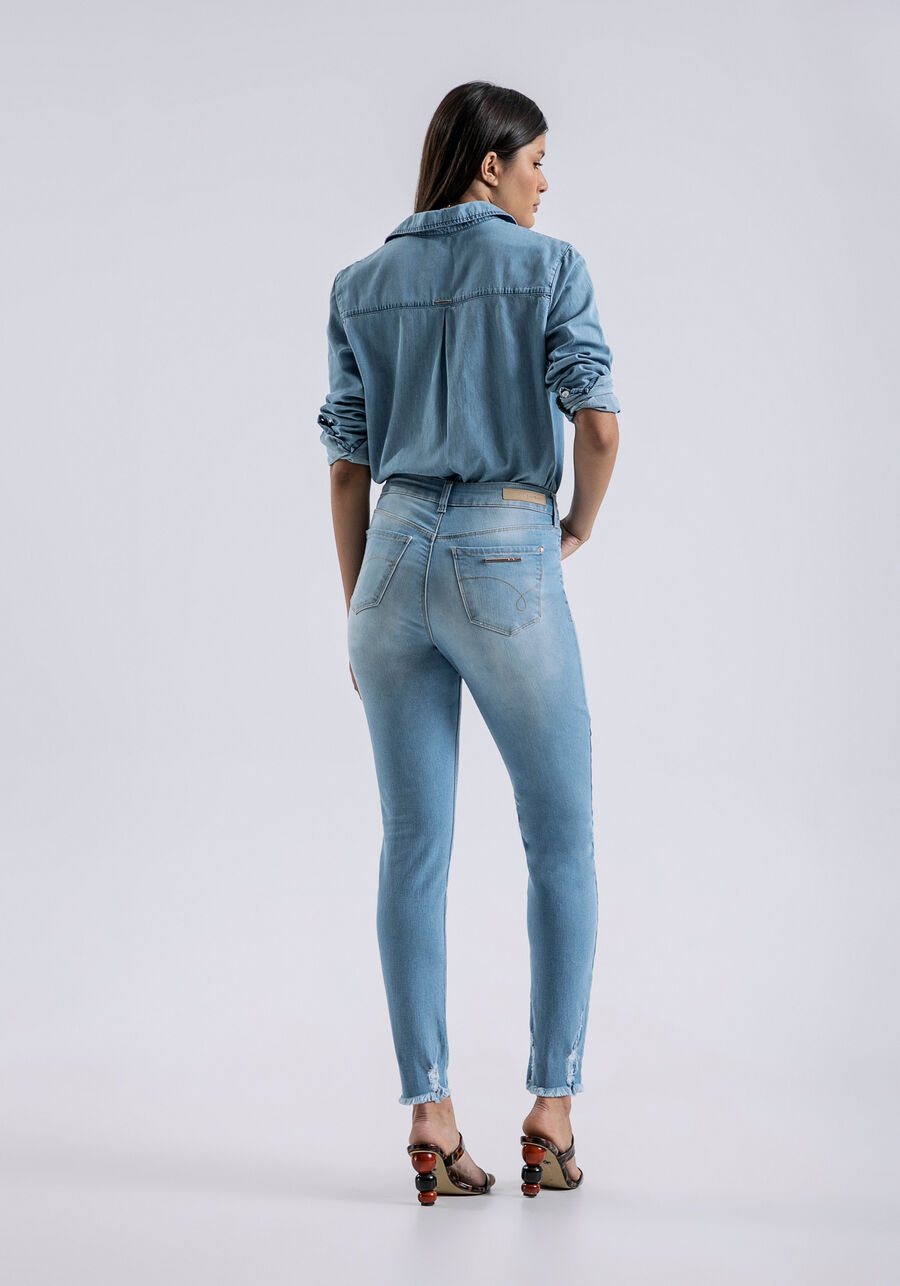 Calça Jeans Aruba Super Alta Every Day, JEANS. Calça Jeans Aruba Super Alta Every Day, JEANS, large.
