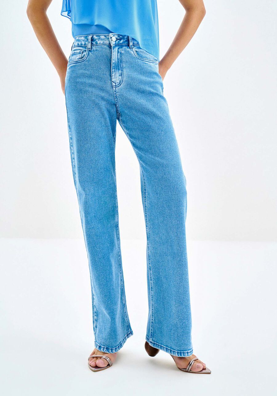 Calça Jeans Wide Leg Cintura Alta Comfort, . Calça Jeans Wide Leg Cintura Alta Comfort, , large.