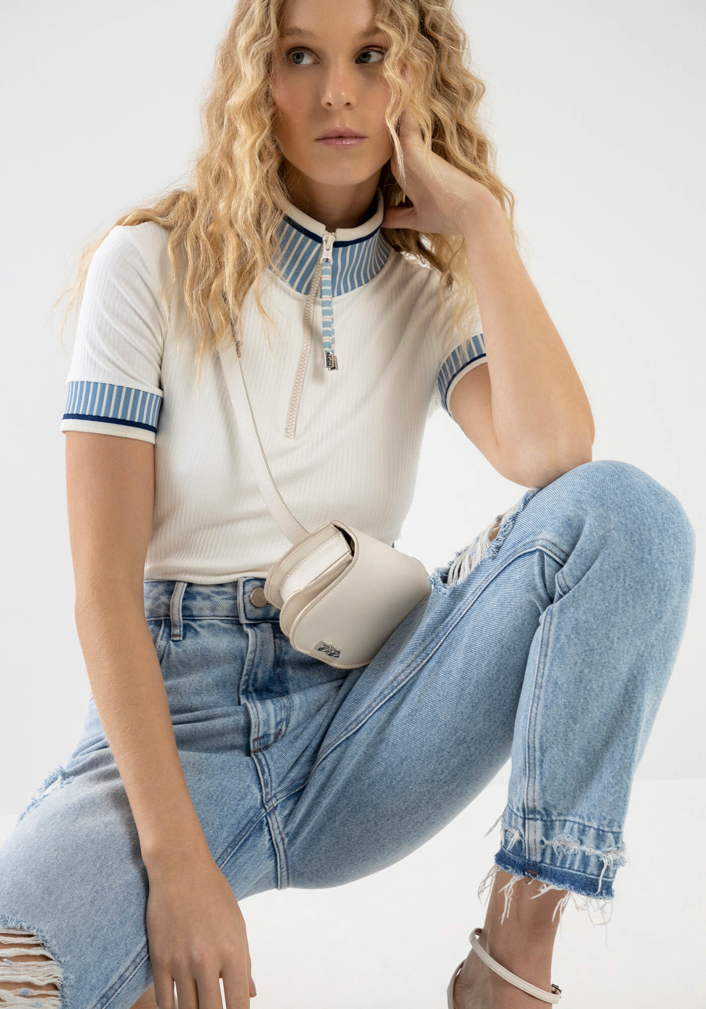 Cal&ccedil;a Jeans Mom Destroyed Clara, JEANS, large.