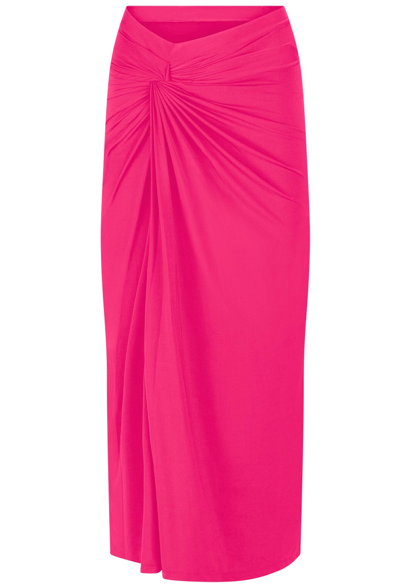 Saia Midi Sa&iacute;da de Praia Pare&ocirc;, ROSA SYRUP, large.