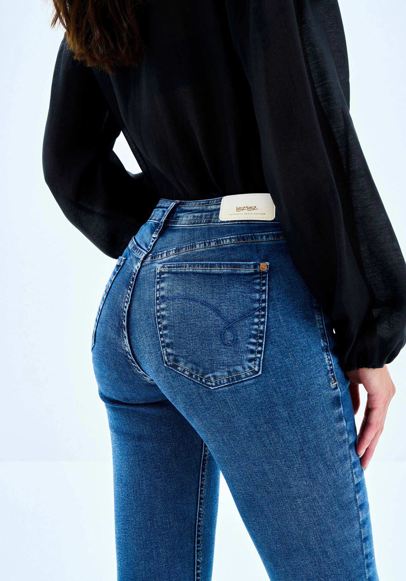 Cal&ccedil;a Jeans Skinny Cintura Alta Every Day, , large.