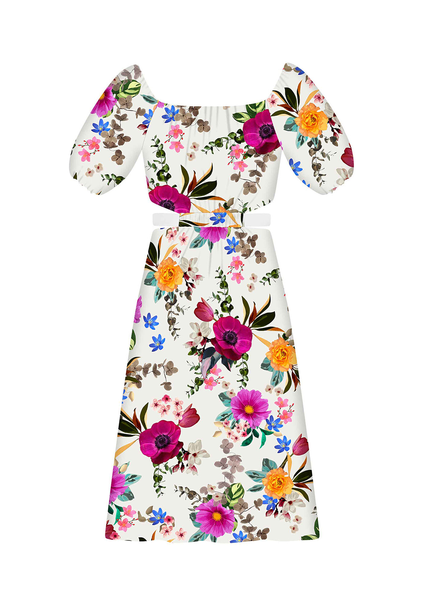 Vestido Tecido Rayon Stars, , large.