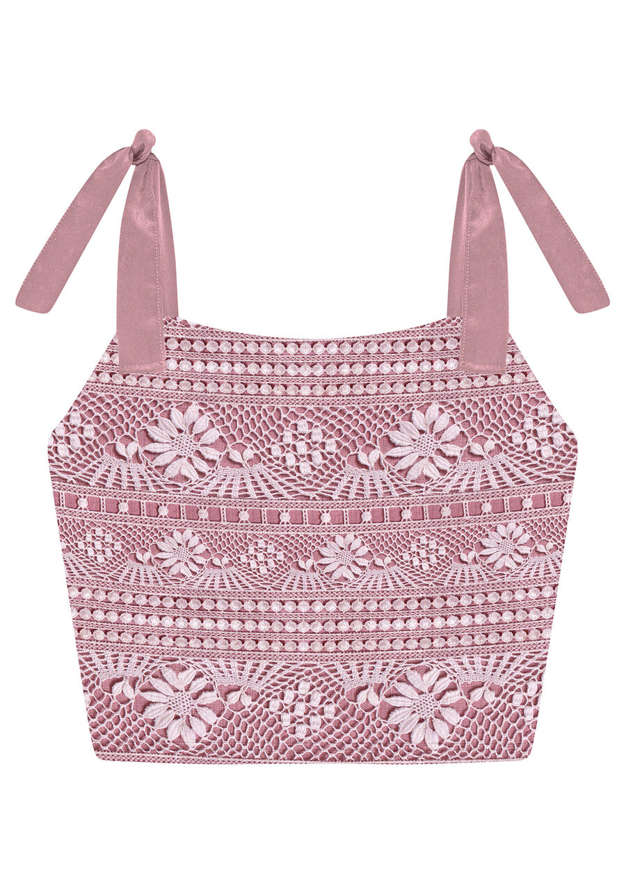 Blusa Malha Canelado Wave Cropped, . Blusa Malha Canelado Wave Cropped, , large.
