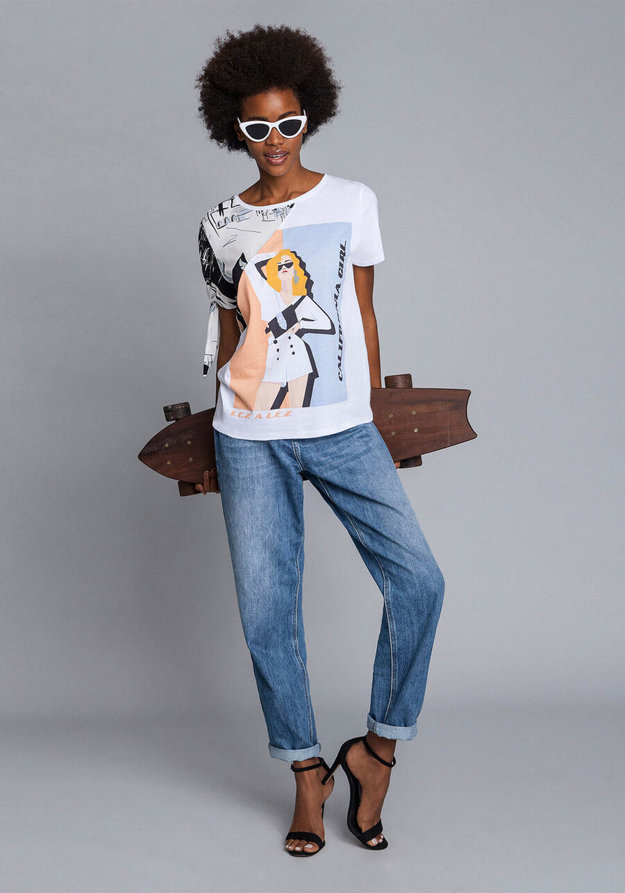 Blusa Estampada Recorte Manga, . Blusa Estampada Recorte Manga, , large.