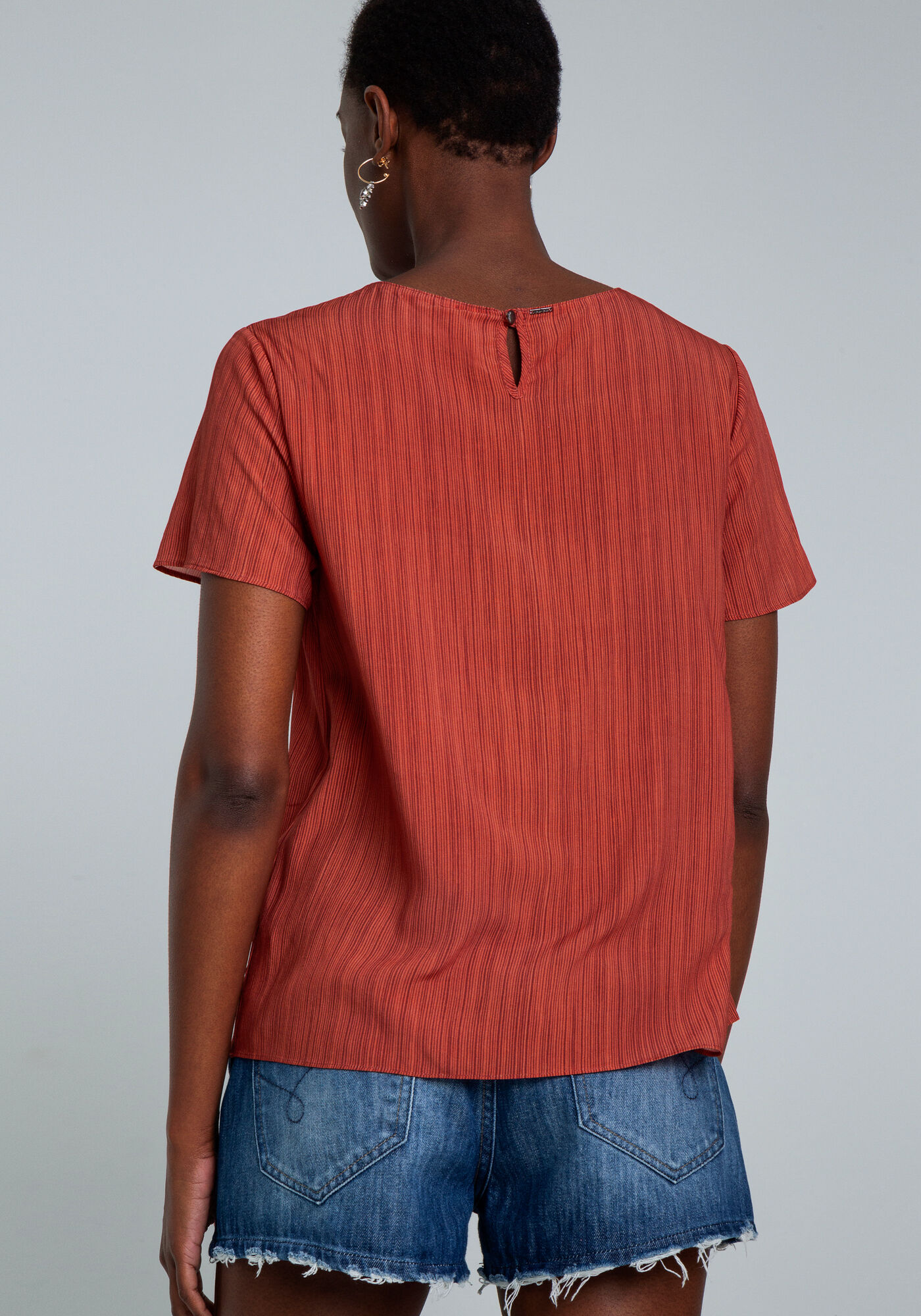 Blusa com Faixa Estampa, LINHAS, large.