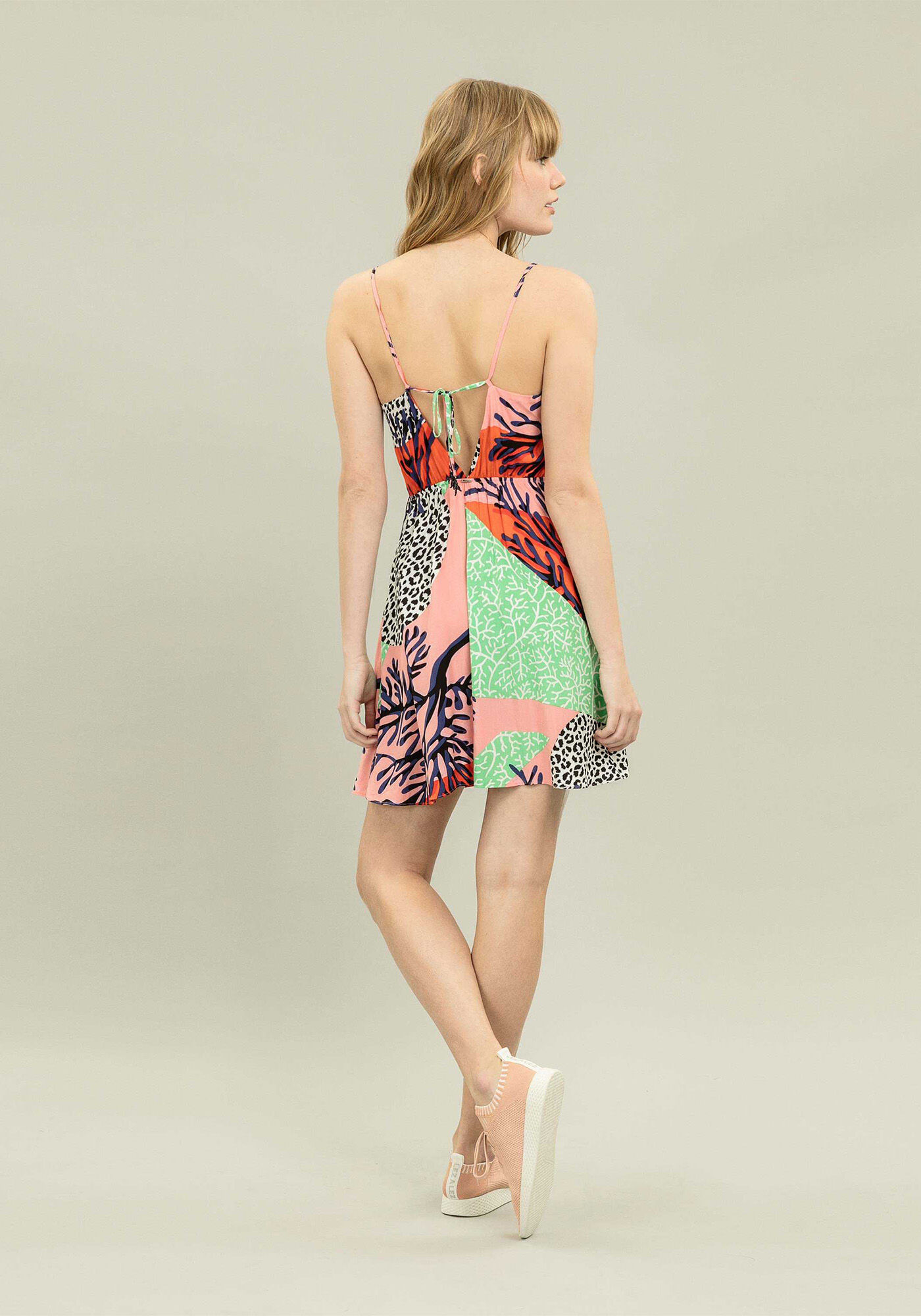 Vestido com Al&ccedil;as Estampa Darling, , large.